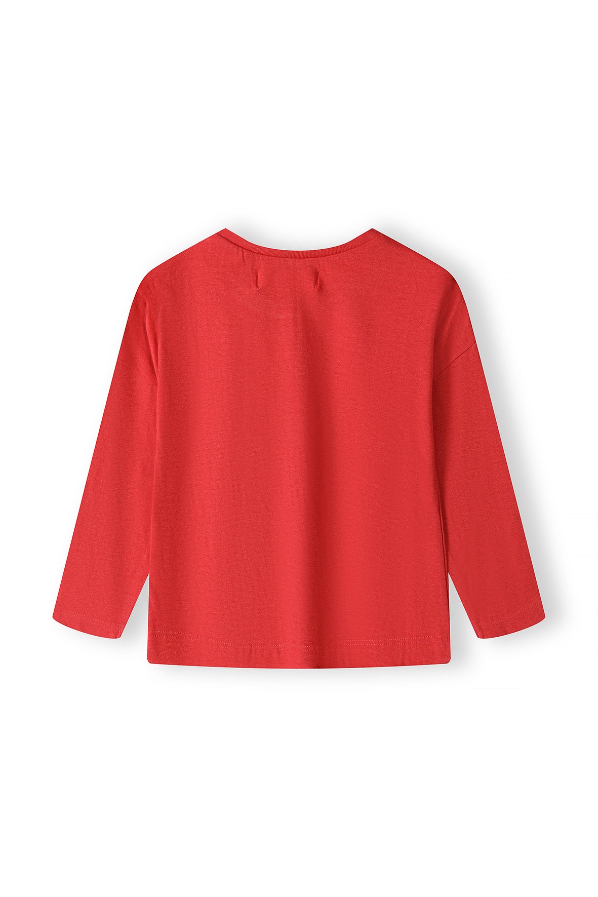 Girls Graphic Print Long Sleeved Red T-shirt