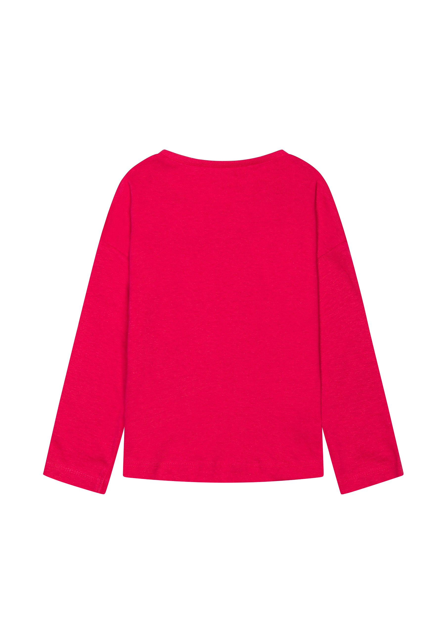 Girls Good Vibes Long Sleeve Pink T-Shirt