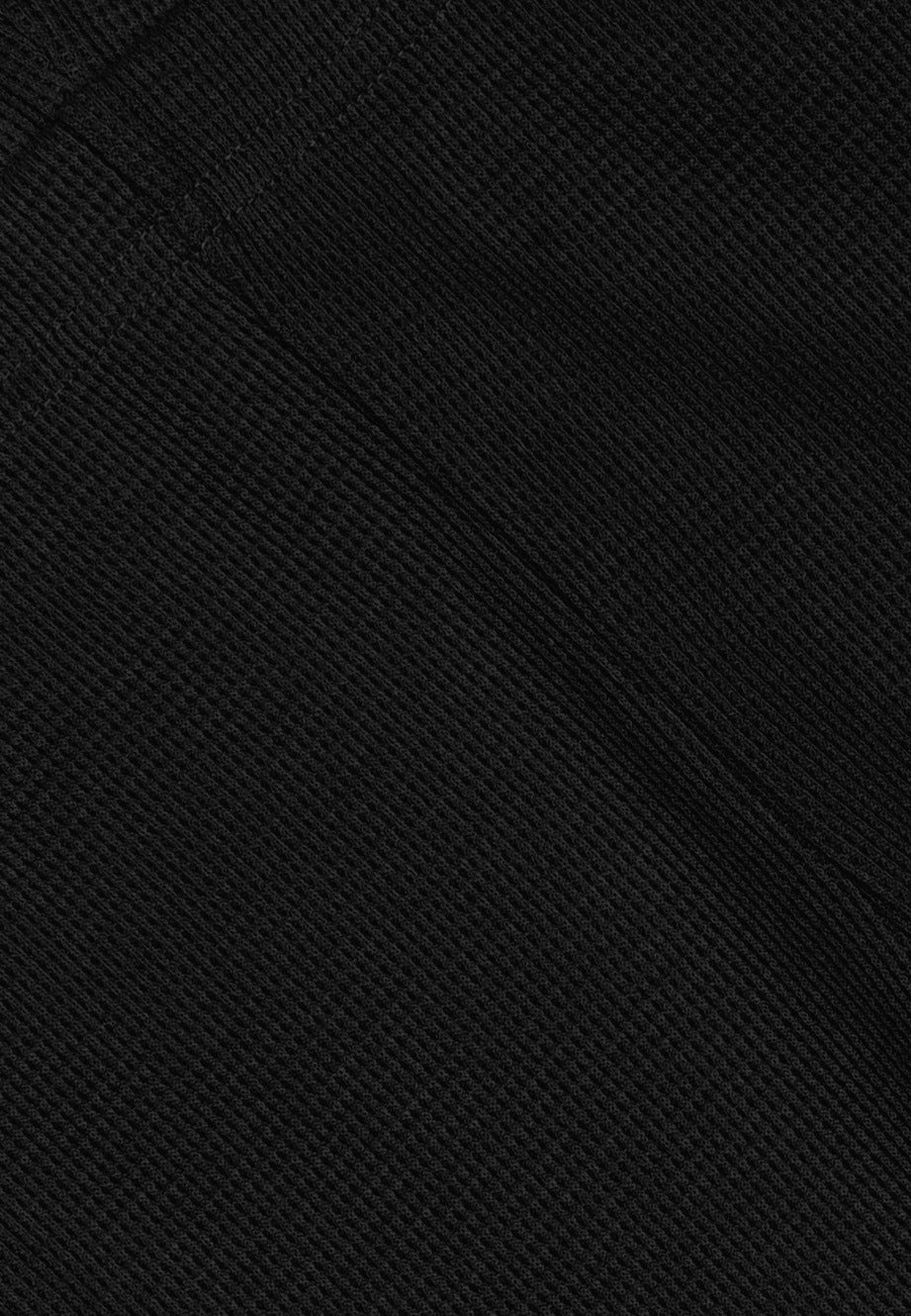 Girls Waffle Ribbed Black Legging