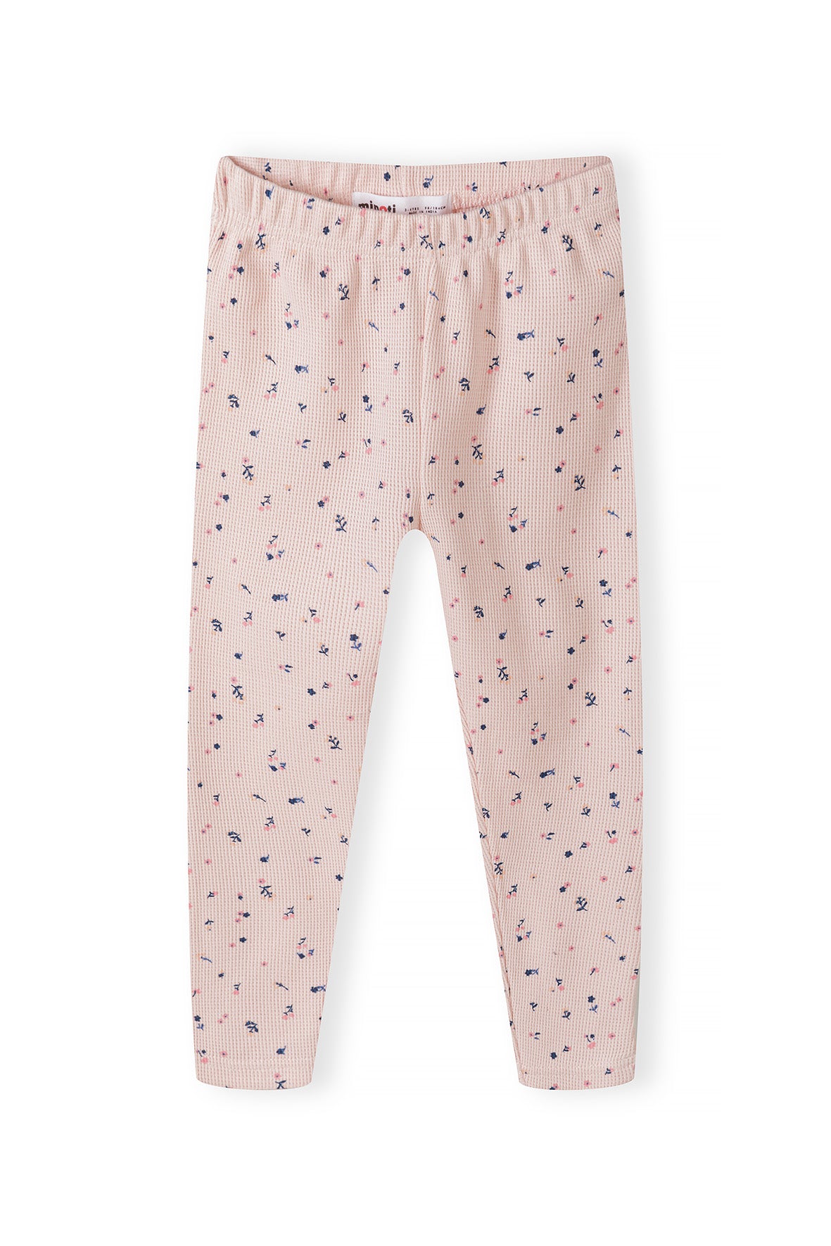 Girls Waffle Pink AOP Legging