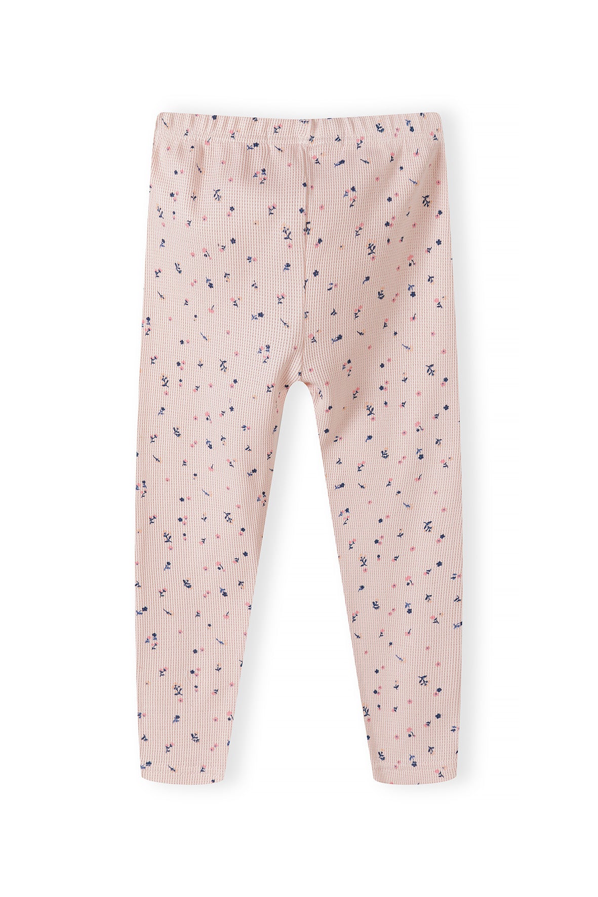 Girls Waffle Pink AOP Legging