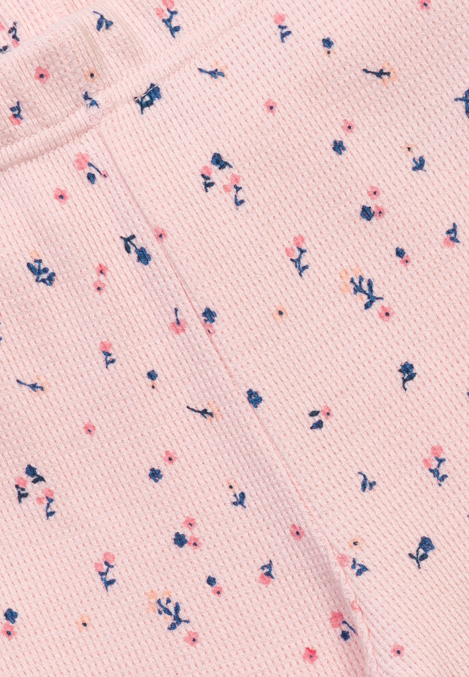 Girls Waffle Pink AOP Legging