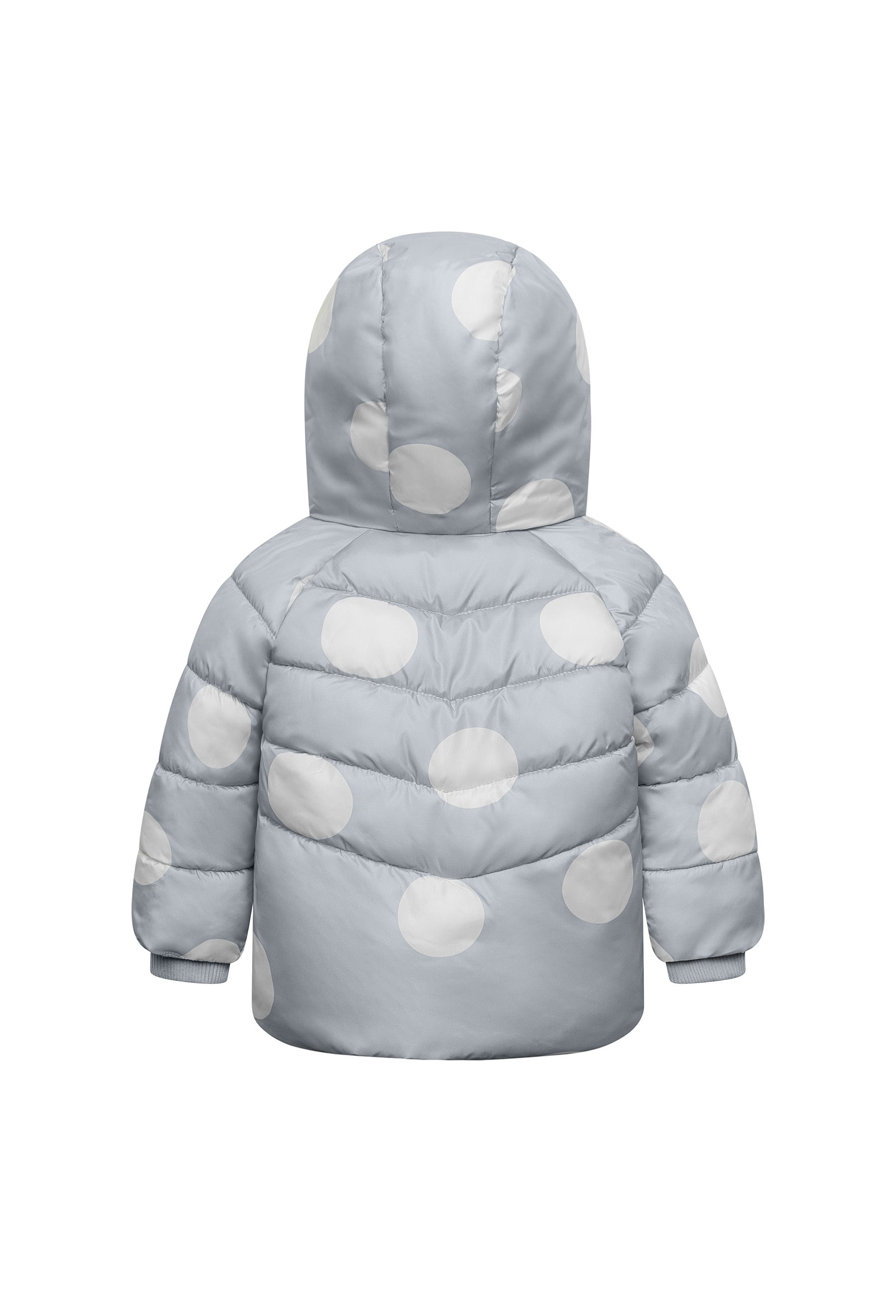 Girls Spotty Puffer Jacket