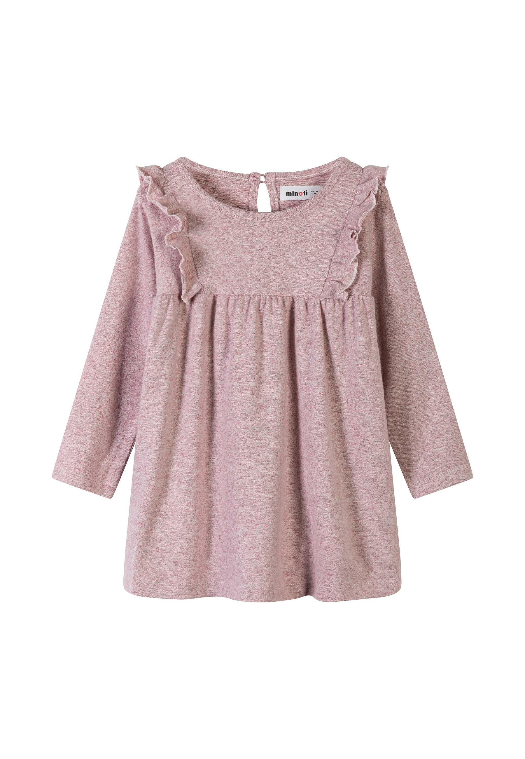 Girls Soft Brushed Frill Jersey Dress