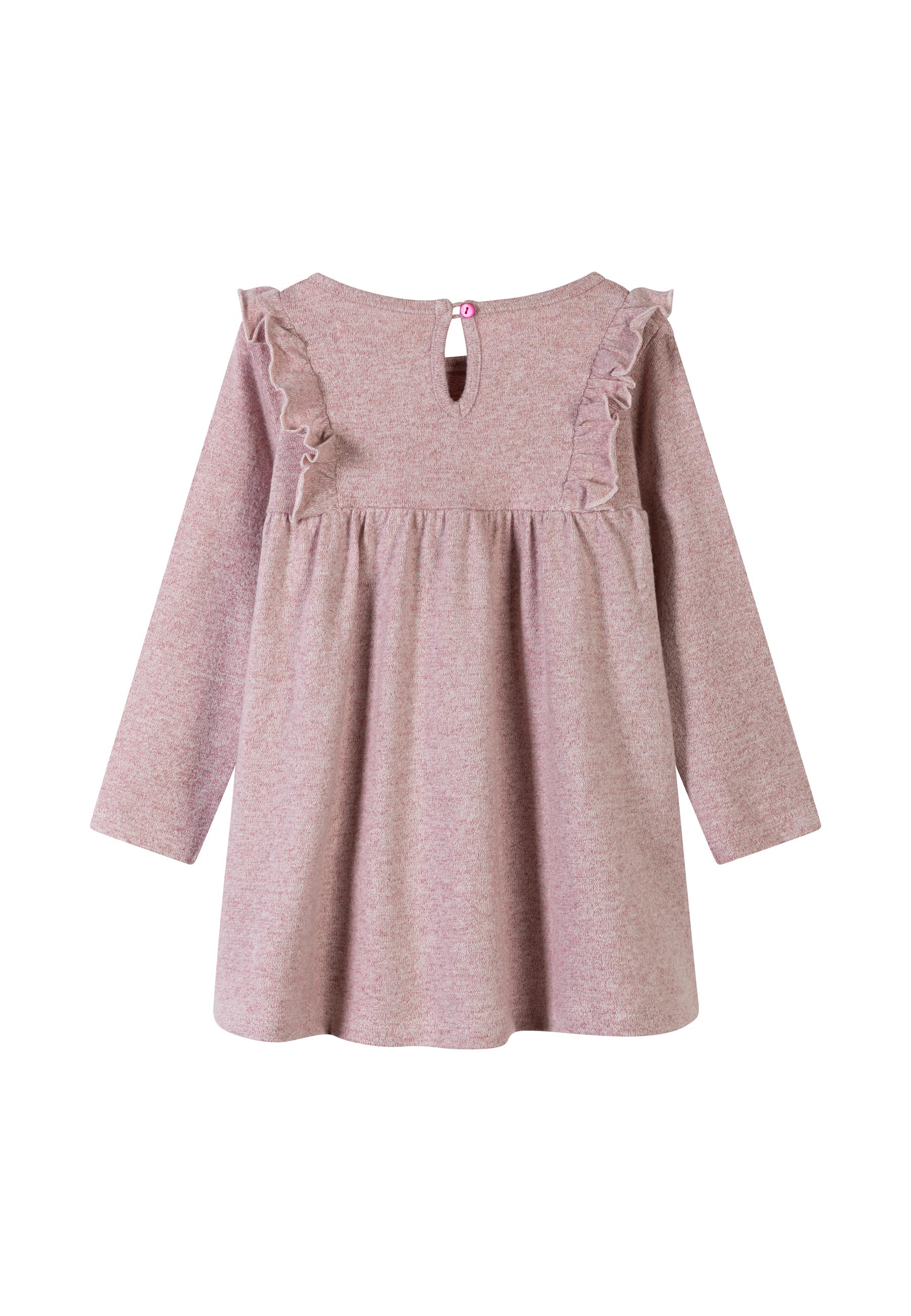 Girls Soft Brushed Frill Jersey Dress