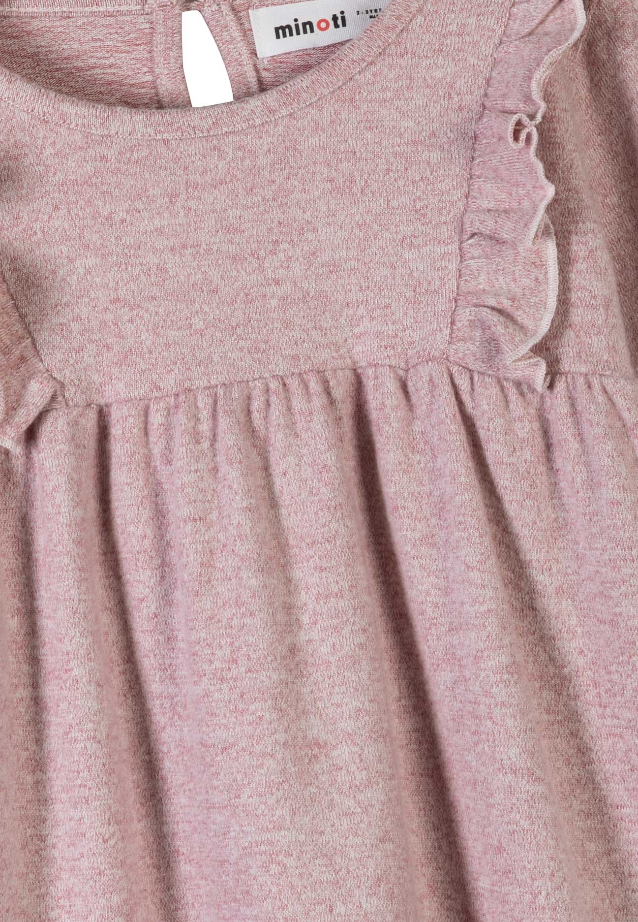 Girls Soft Brushed Frill Jersey Dress