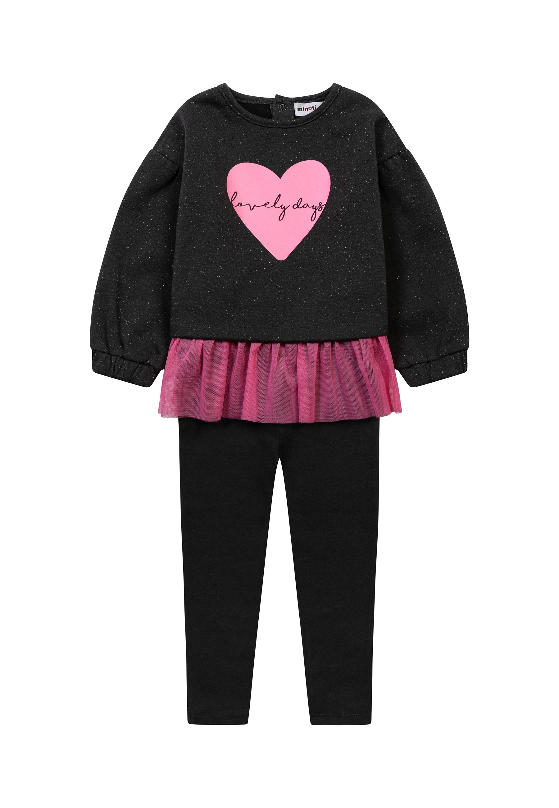 Girls 2PC Ballerina Sweatshirt And Leggings Set