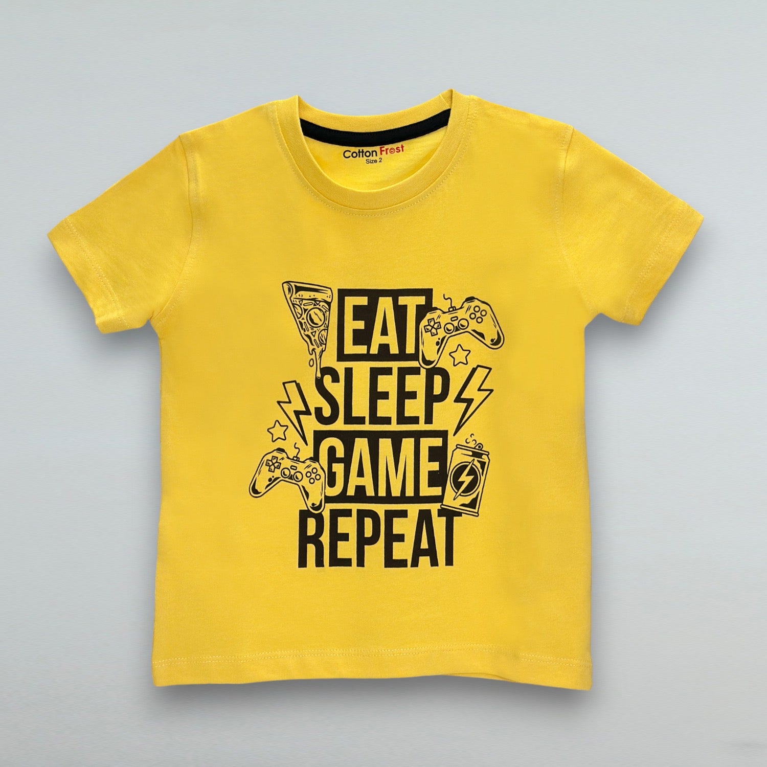 Boys 100% Premium Cotton T-Shirts 5 Pack A (2yrs-8yrs)