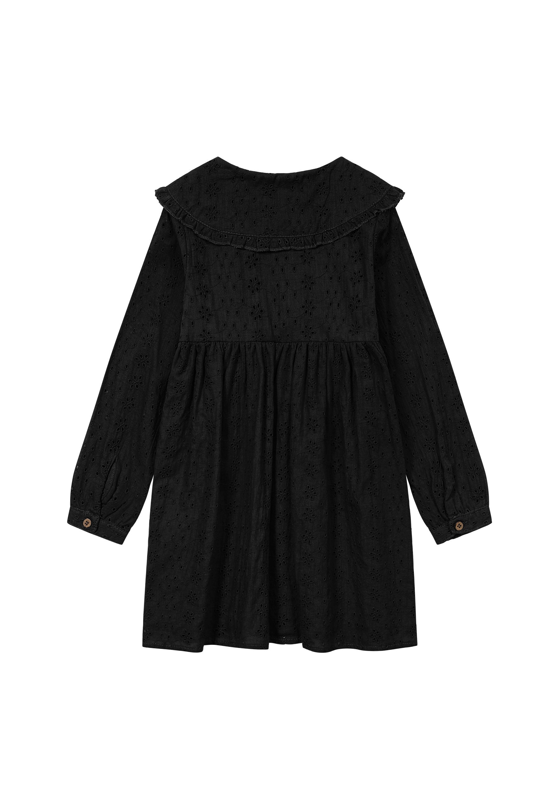 Girls Boderie Dress with Collar
