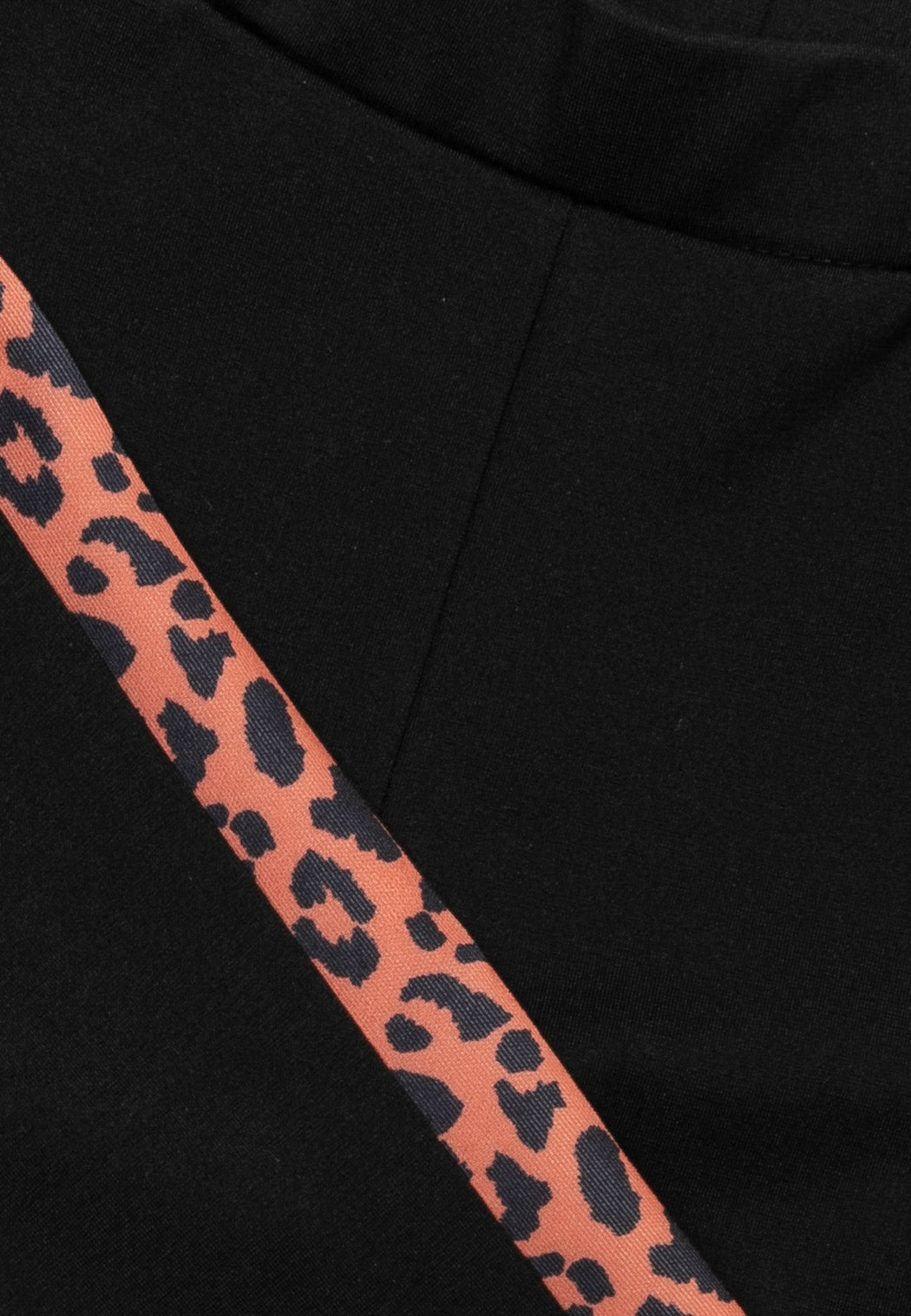 Girls Leopard Panelled Legging