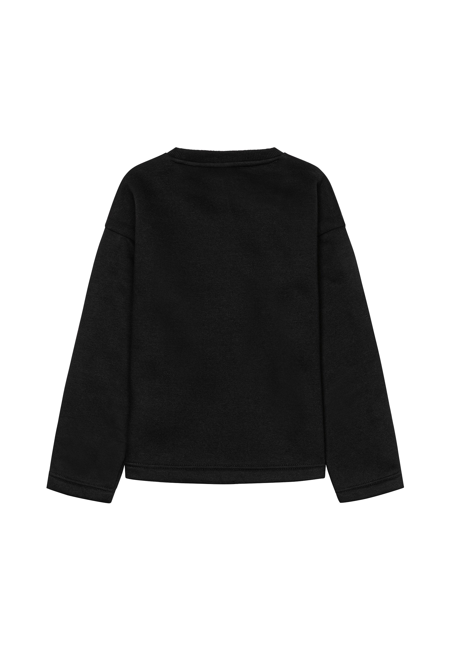 Fleece Top With Mock Popper