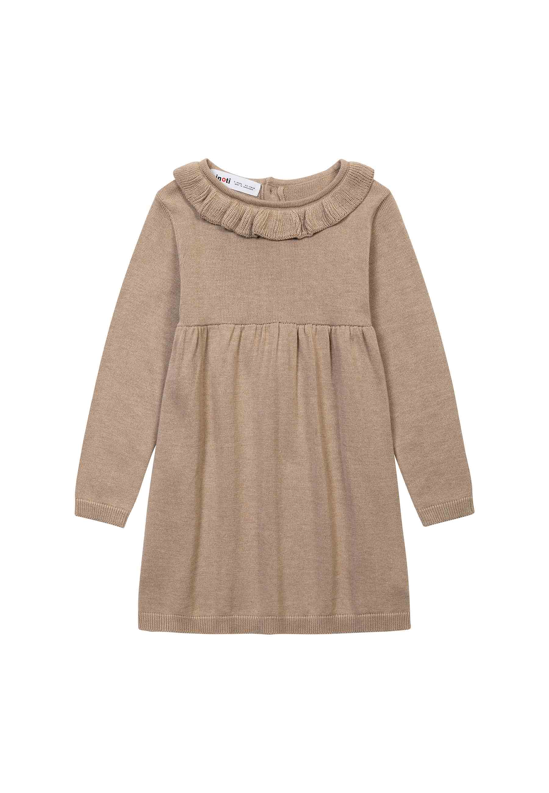Girls Long Sleeve Knitted Dress