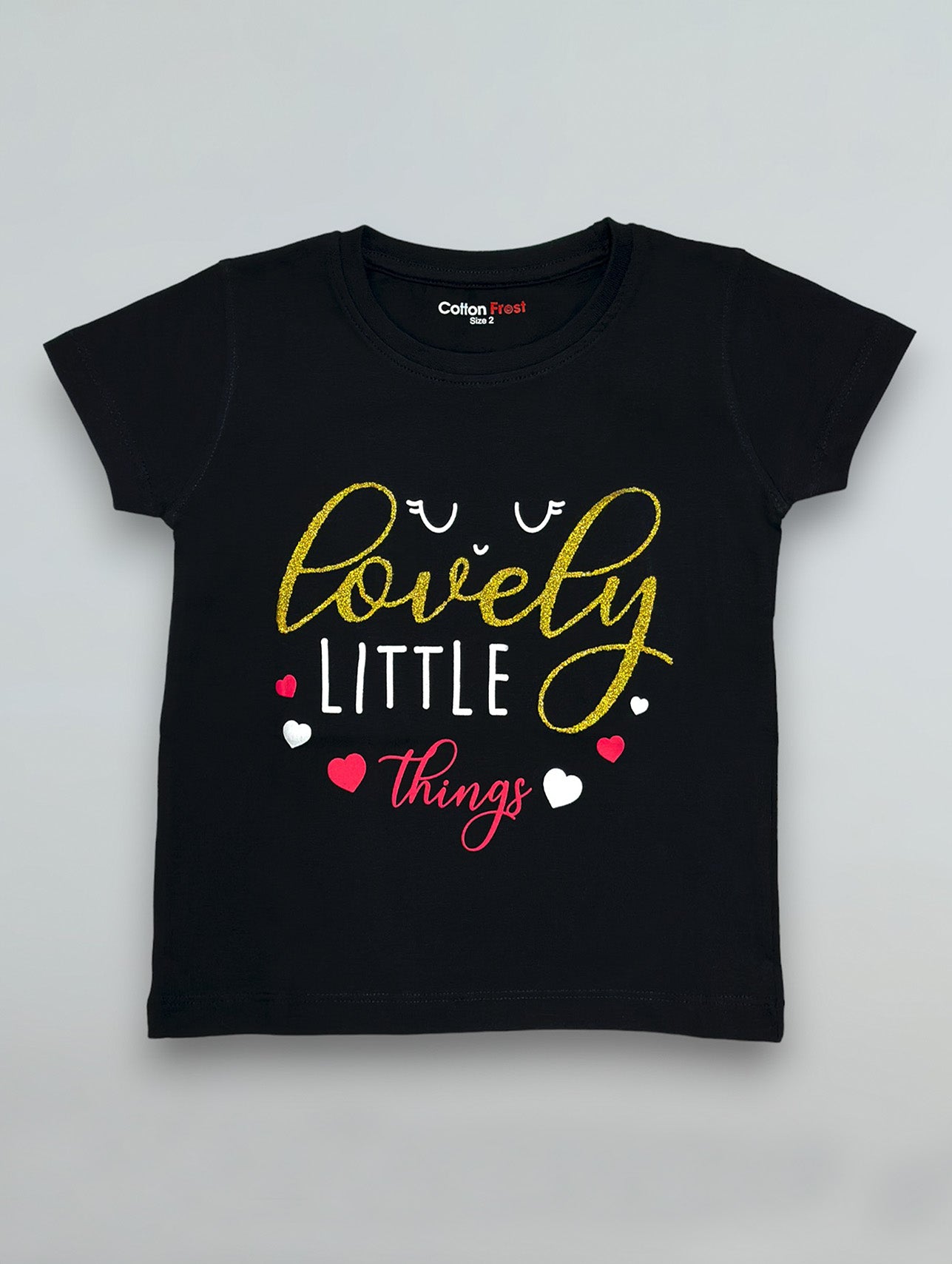 Girls 100% Premium Cotton T-Shirts 5 Pack (2yrs-8yrs)
