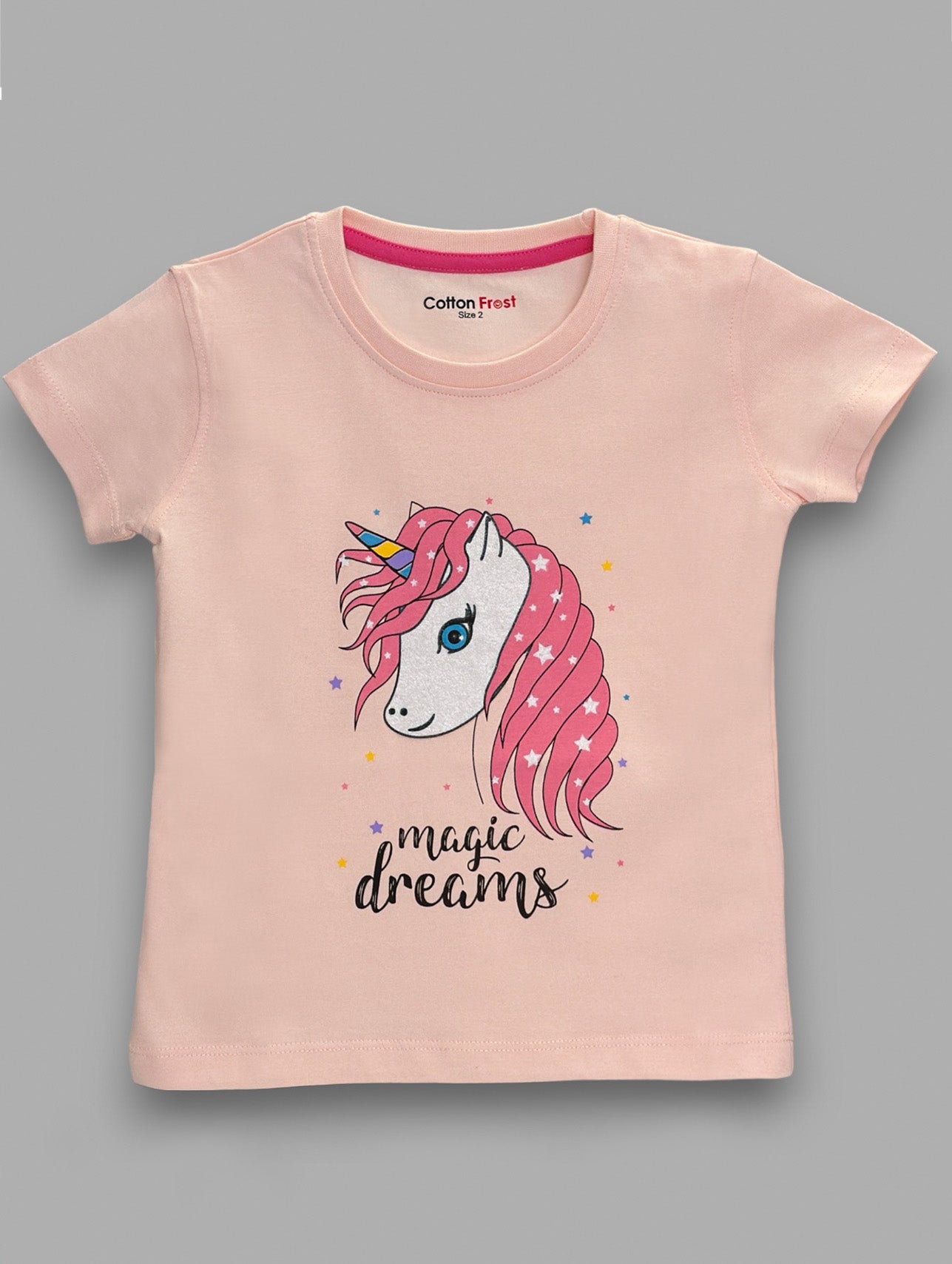 Girls 100% Premium Cotton T-Shirts 3 Pack A (2yrs-8yrs)