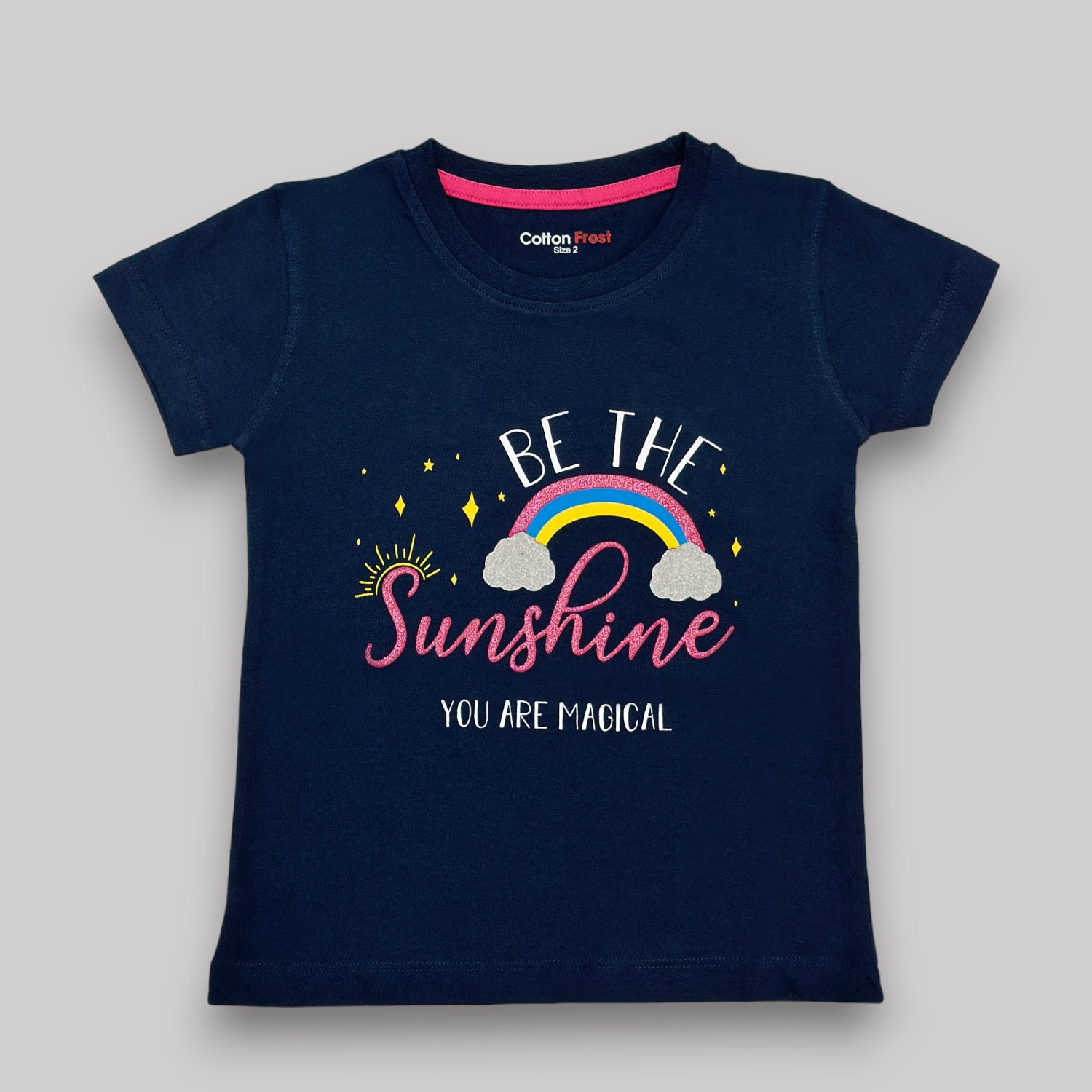 Girls 100% Premium Cotton T-Shirts 3 Pack B (2yrs-8yrs)