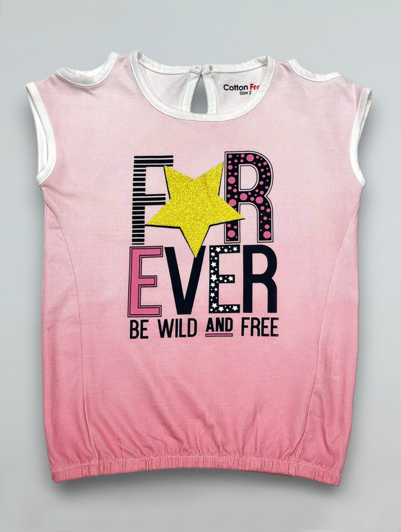 Girls 100% Premium Cotton T-Shirts 3 Pack A (2yrs-8yrs)