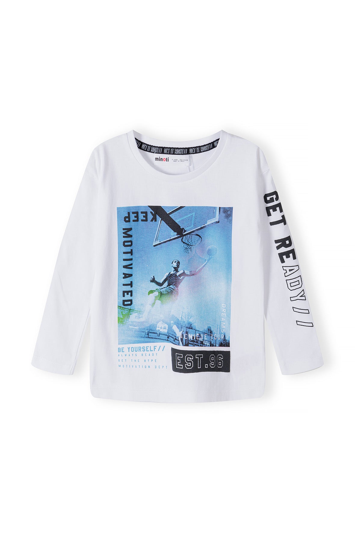 Boys Keep Motivated Long Sleeve T-shirt