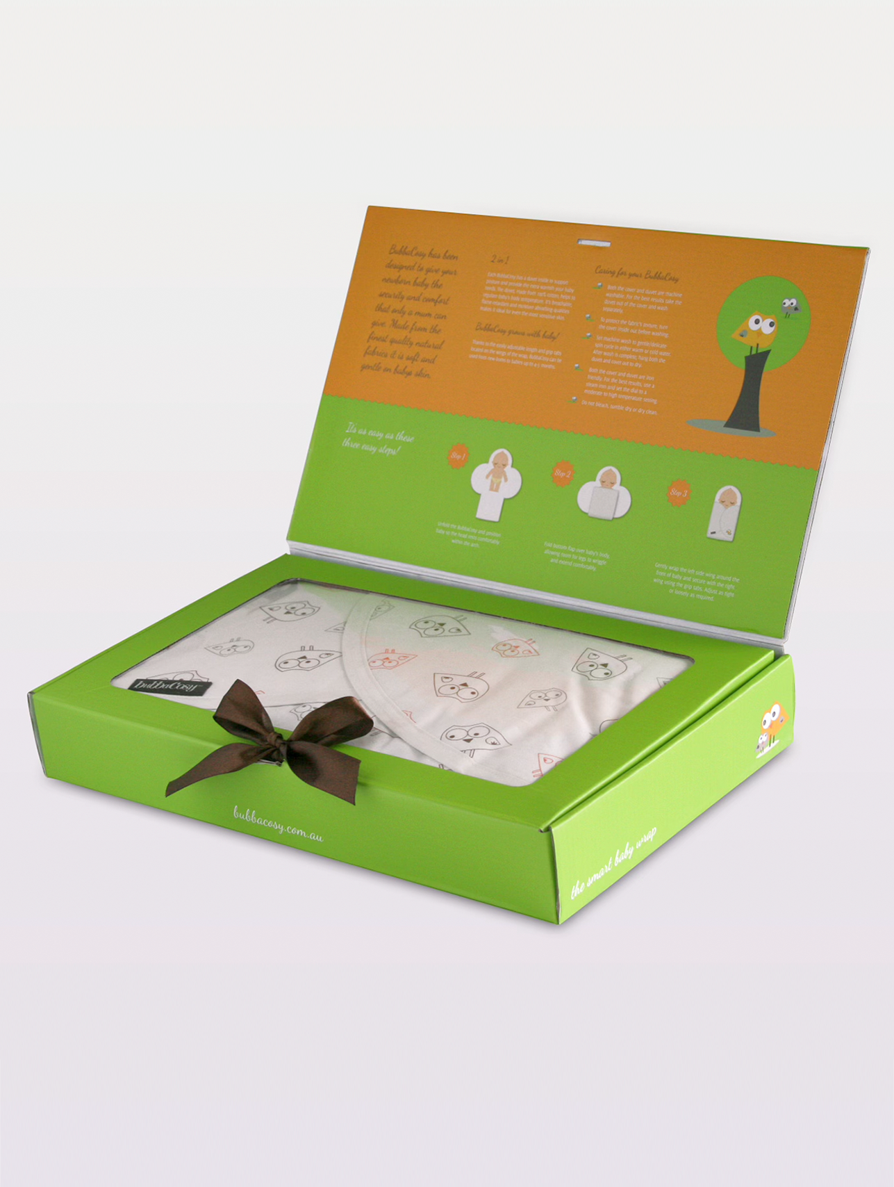 SMART BABY WRAP LIGHT - SUMMER HOOT