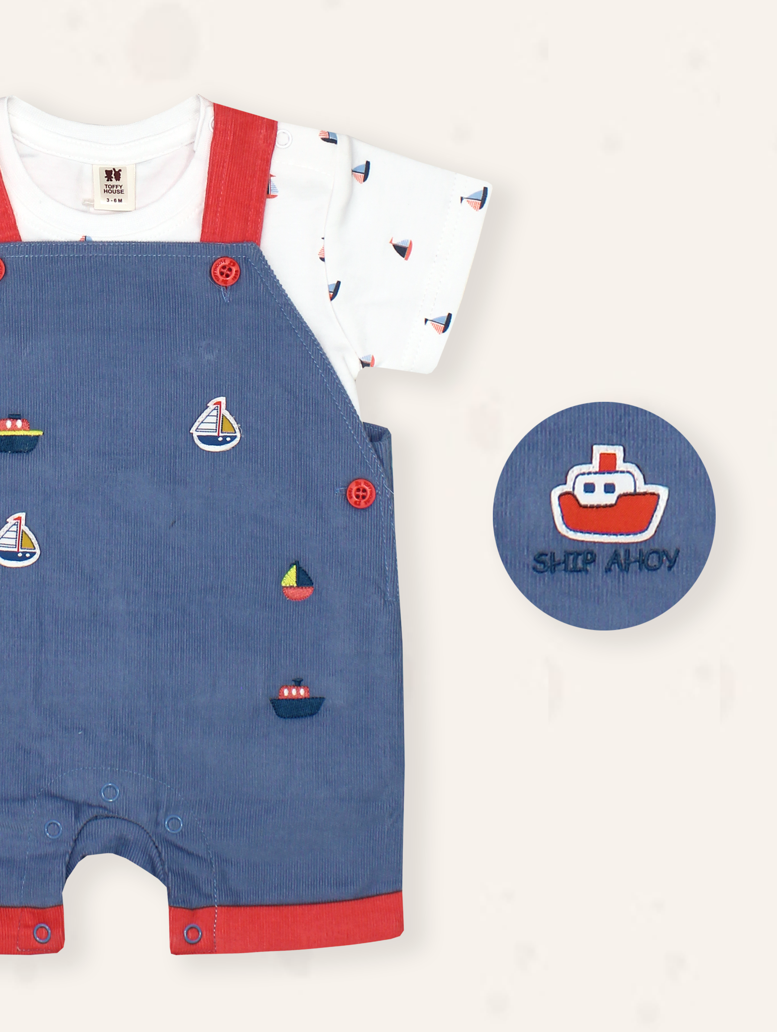 Sailor's Delight Romper Set