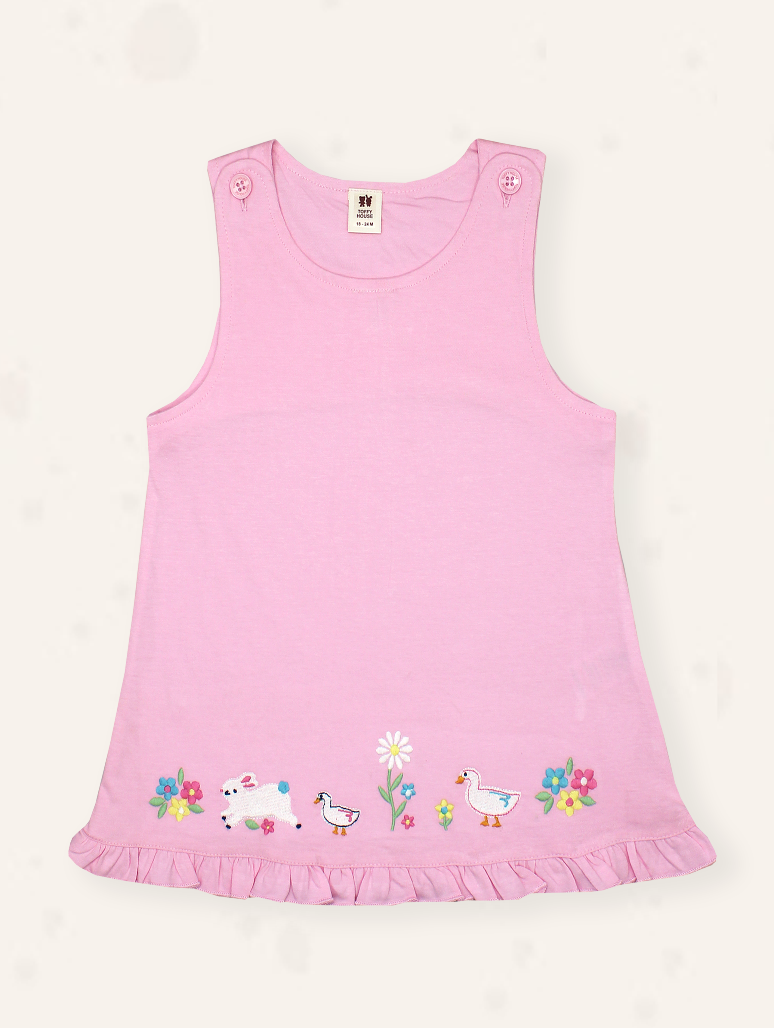 Pastel Farmyard Knitted Dress