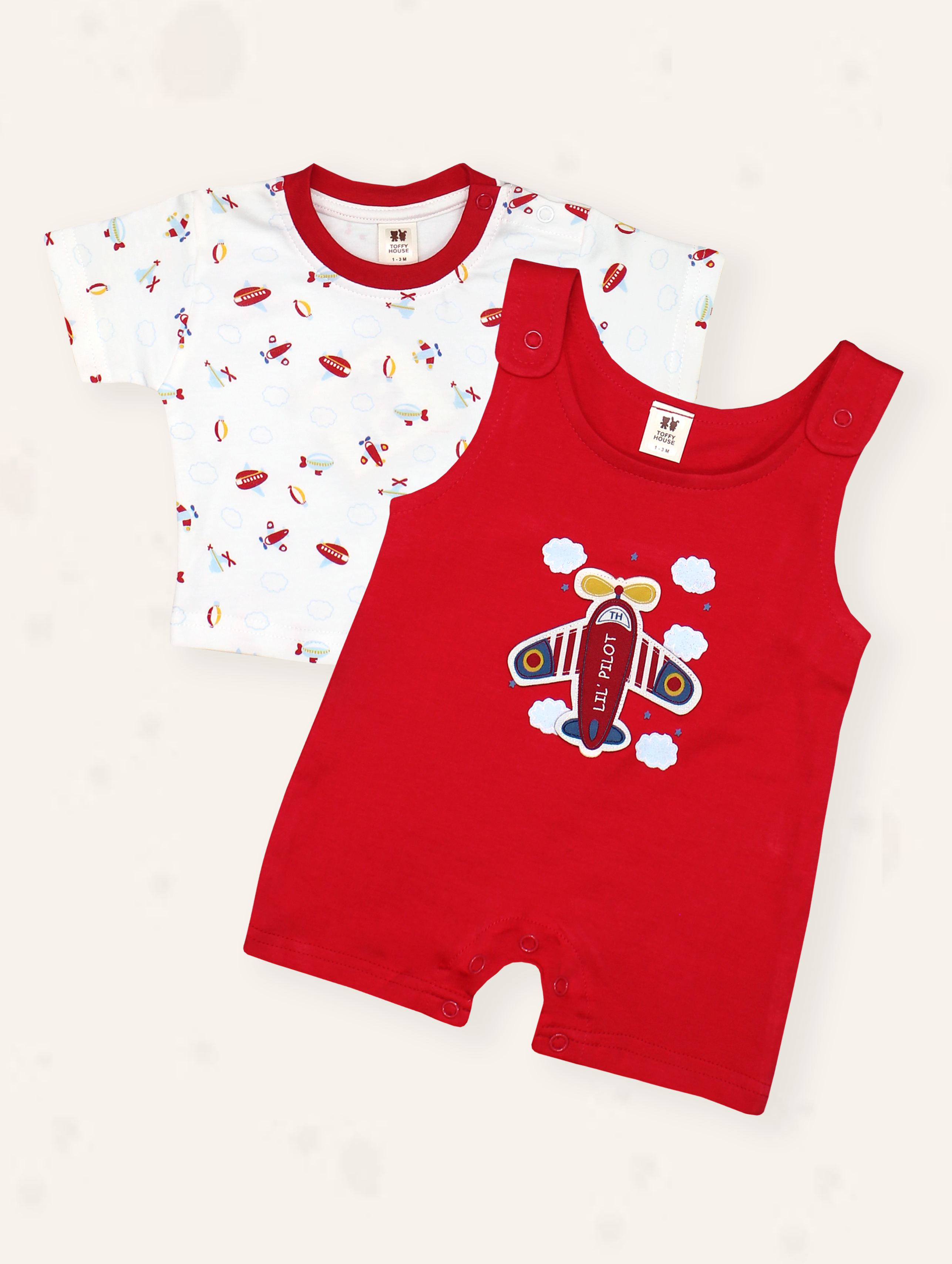Little Pilot Romper Set