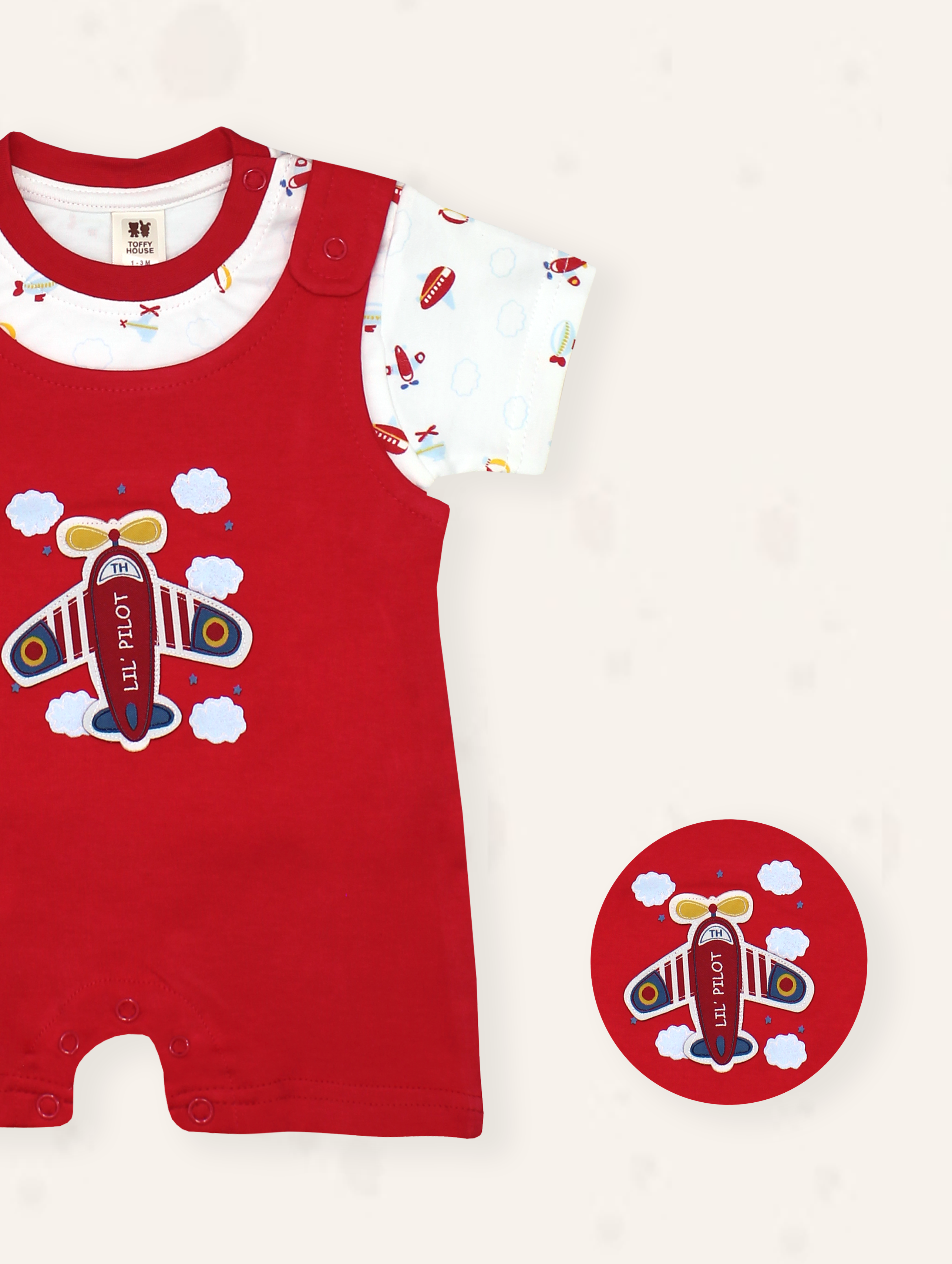 Little Pilot Romper Set