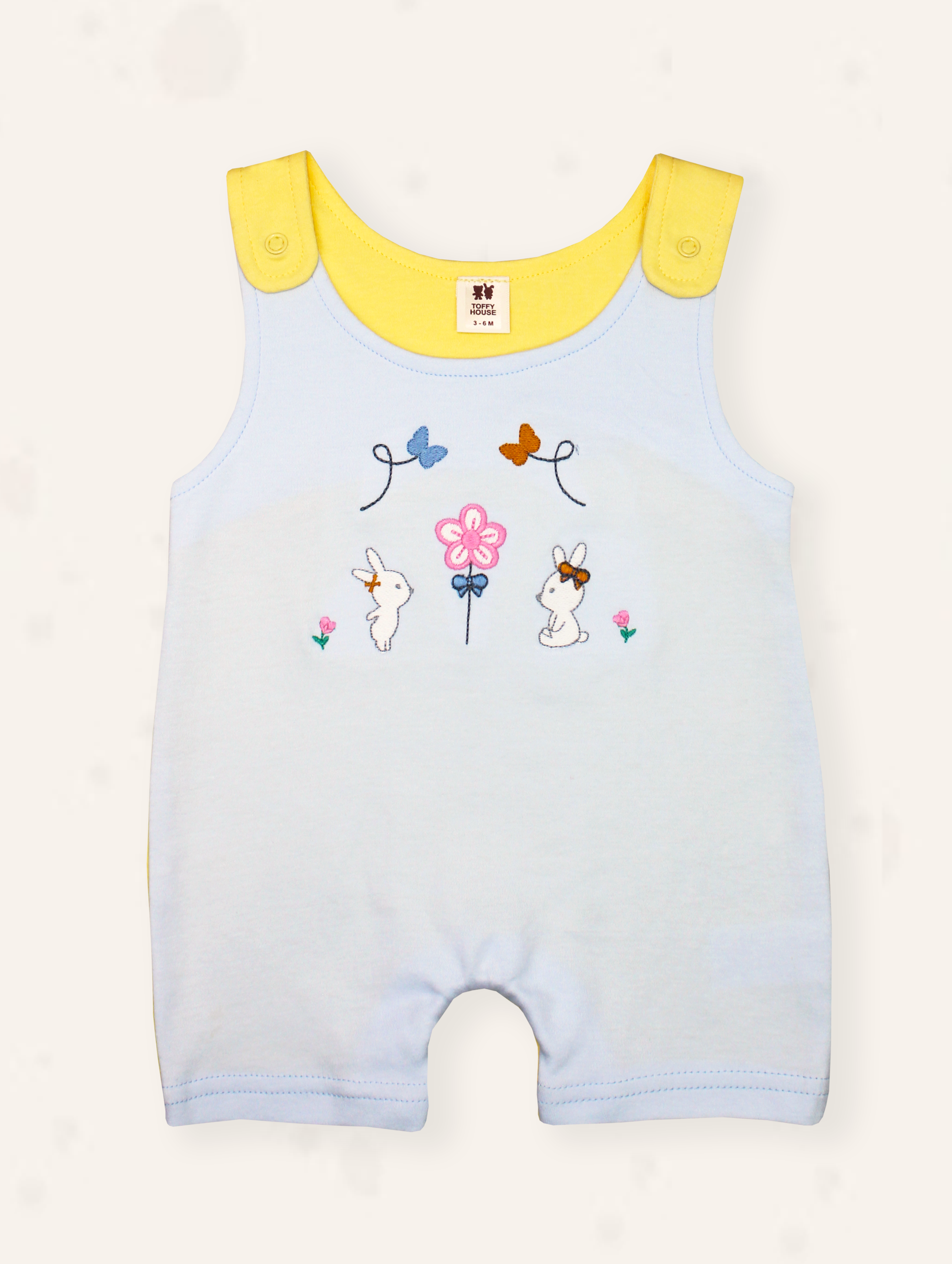 Bunny Blooms Baby Romper