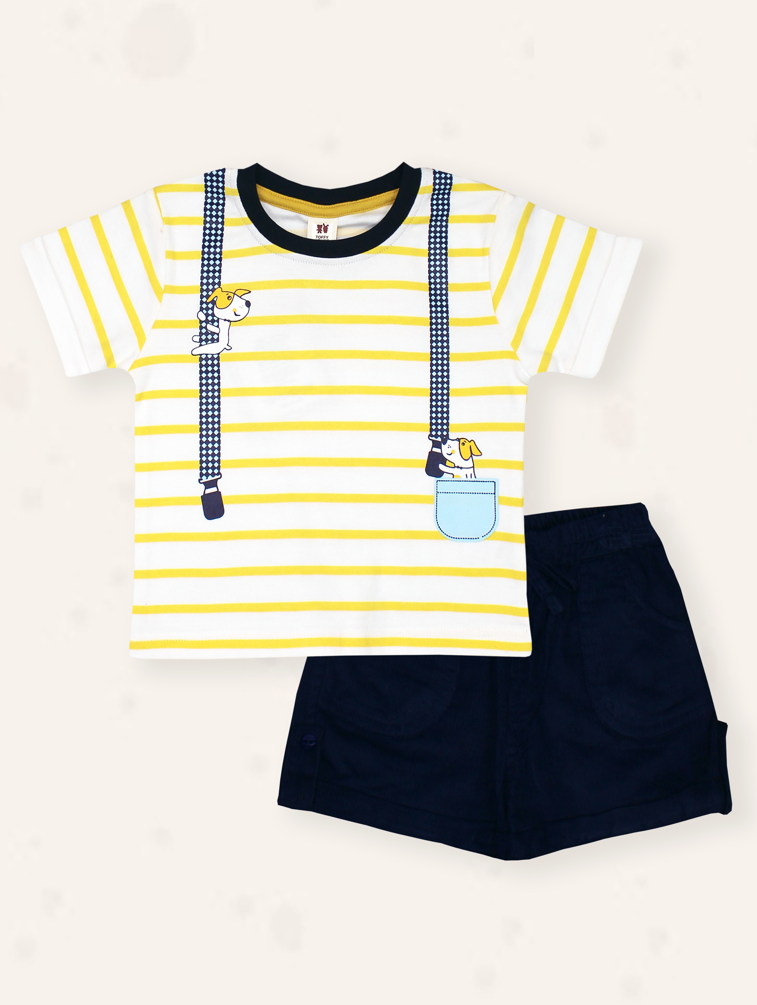 Sunny Stripes Suspender Set