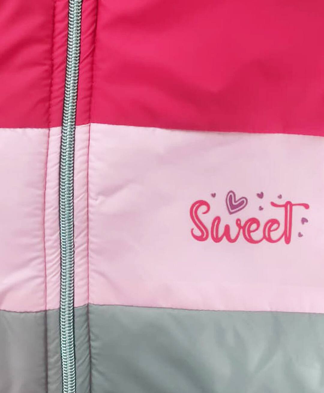 Girls Pink Puffer Jacket