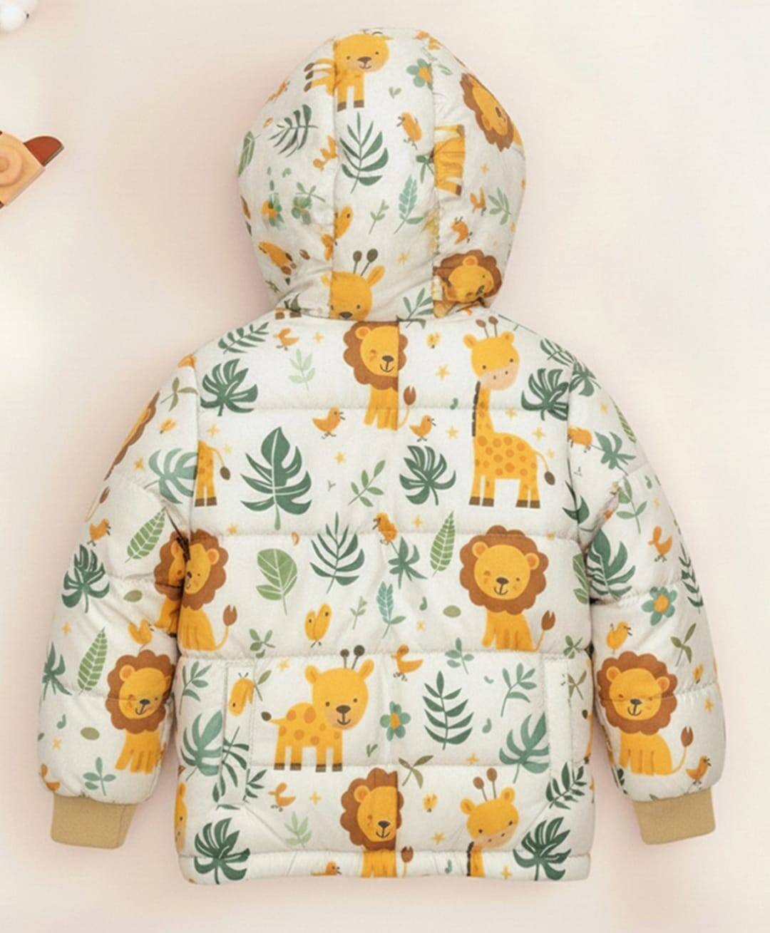 Cute Kids Safari Puffer Jacket