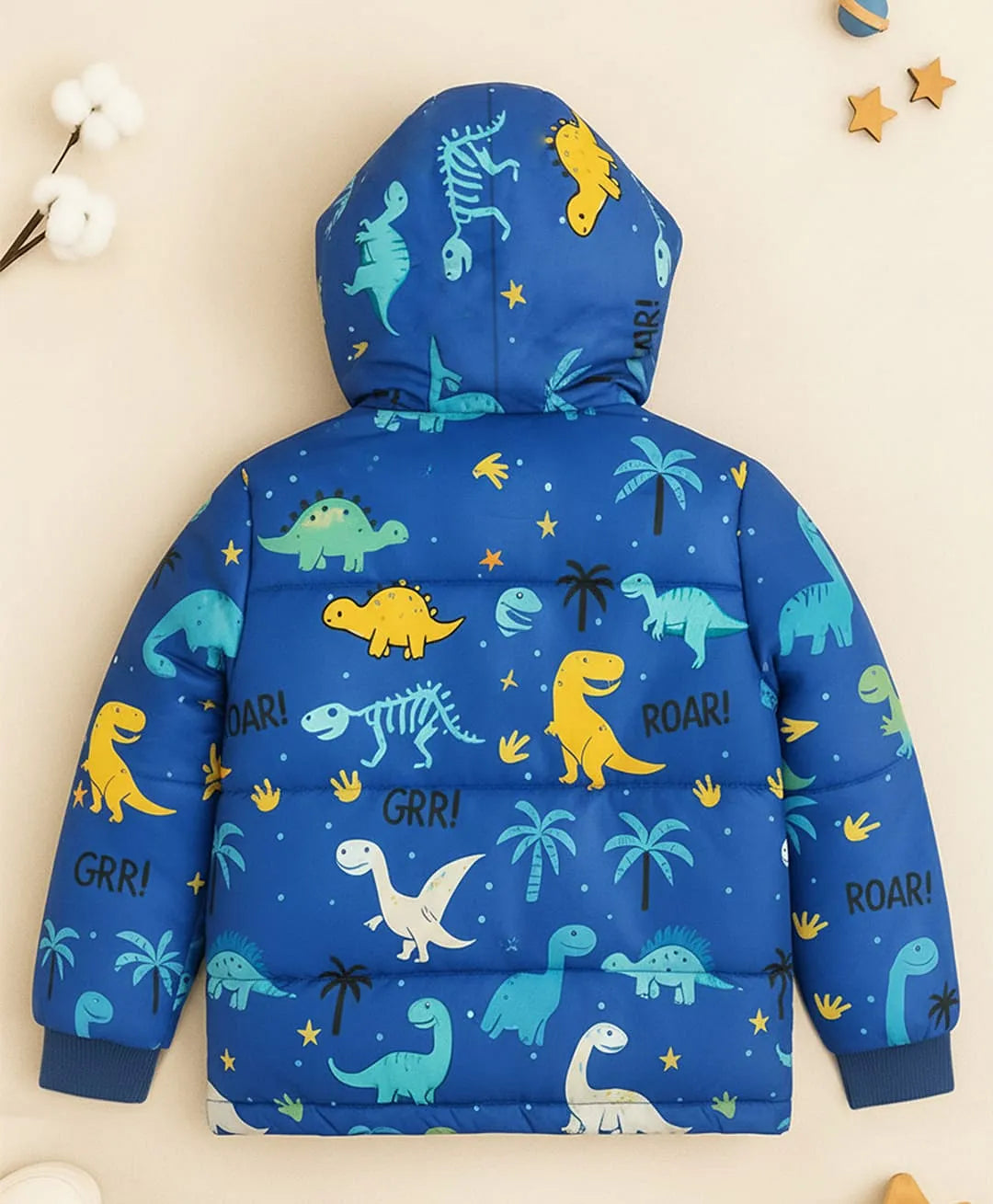 Boys Dinosaur Puffer Jacket