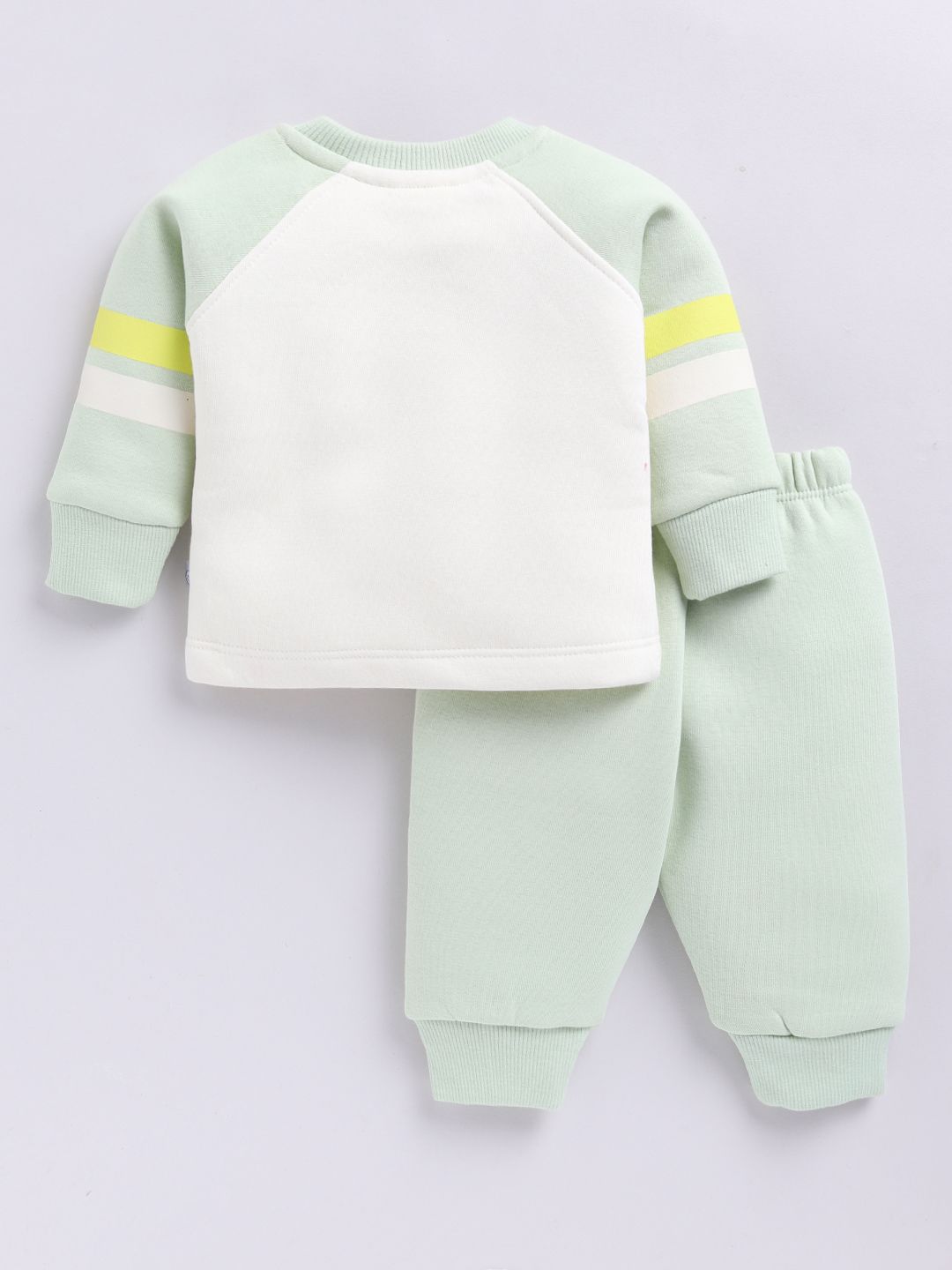 Snoopy “Not Tired” Baby Mint Fleece Set