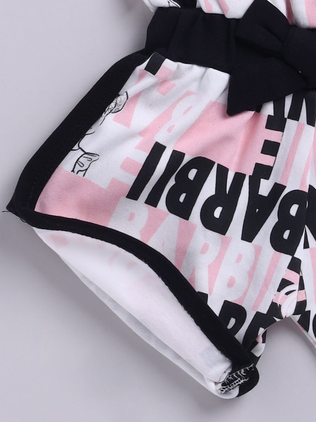 Trendy Black Baby Girl Romper