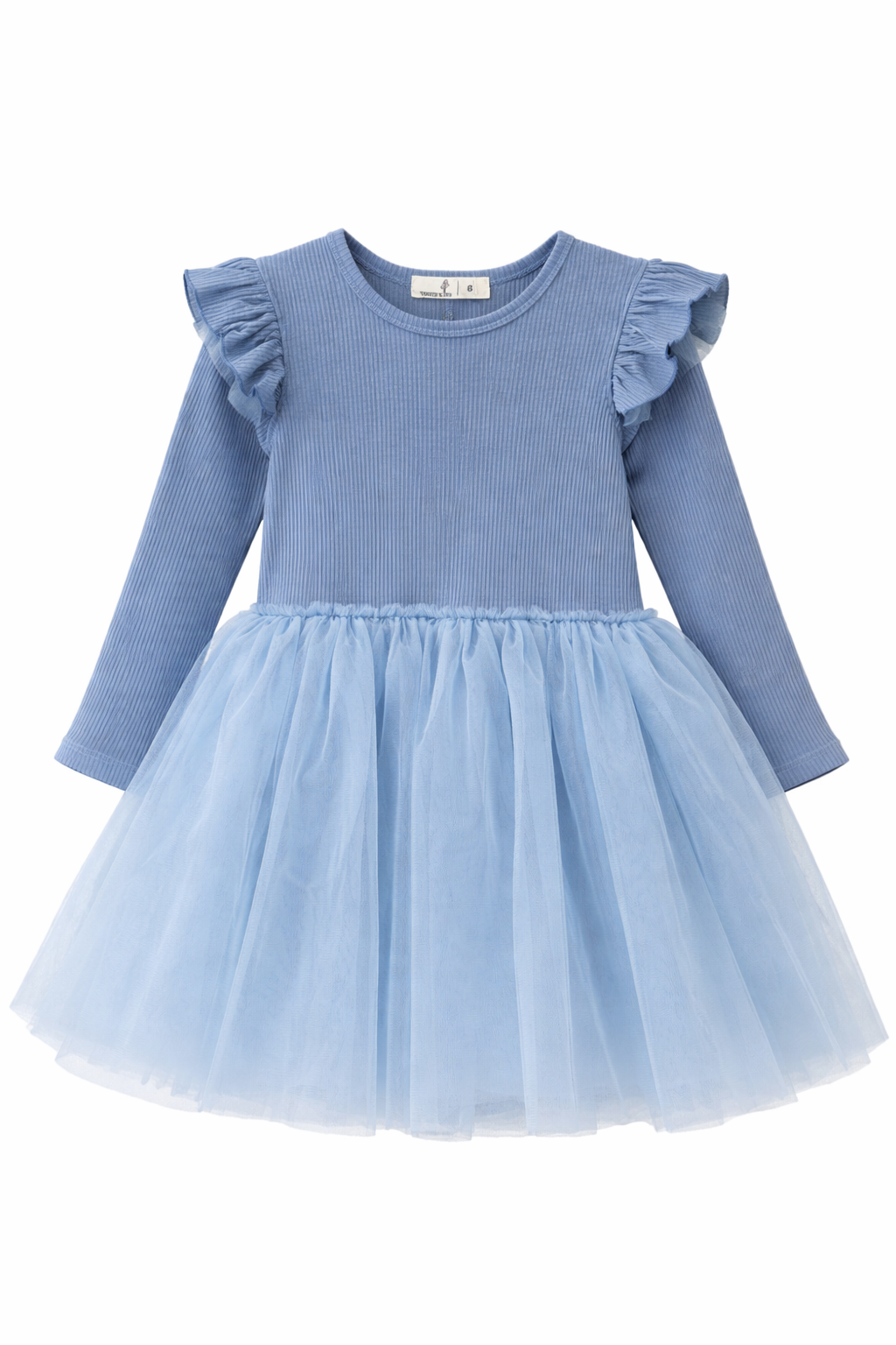 Elegant Blue Tulle Dress