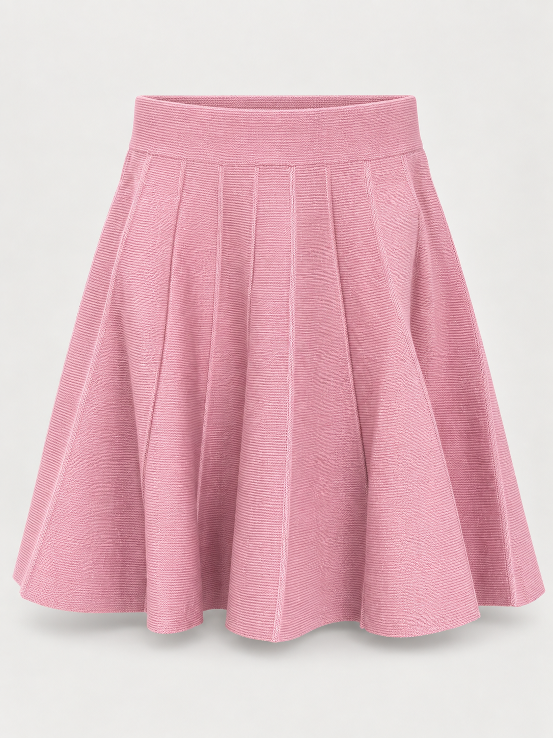 Girls Embellished Knit Top & Pink Skirt 2-Piece Set