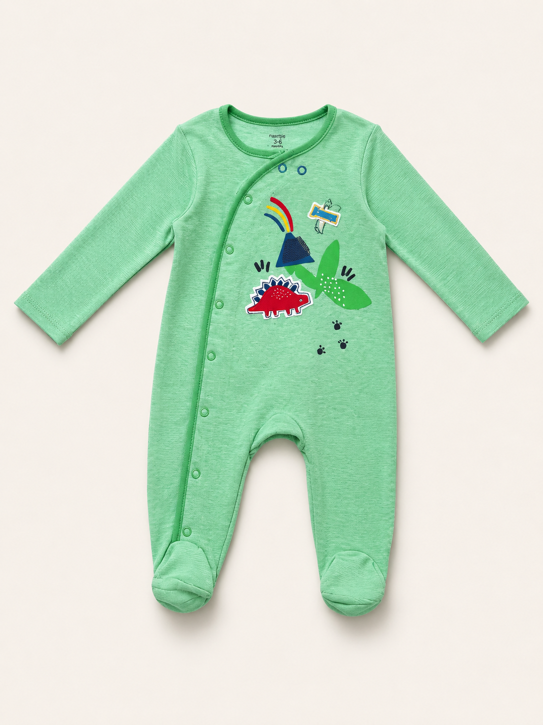 Mothercare 3-Pack Baby Boys Dinosaur Cotton Sleepsuits – Multi