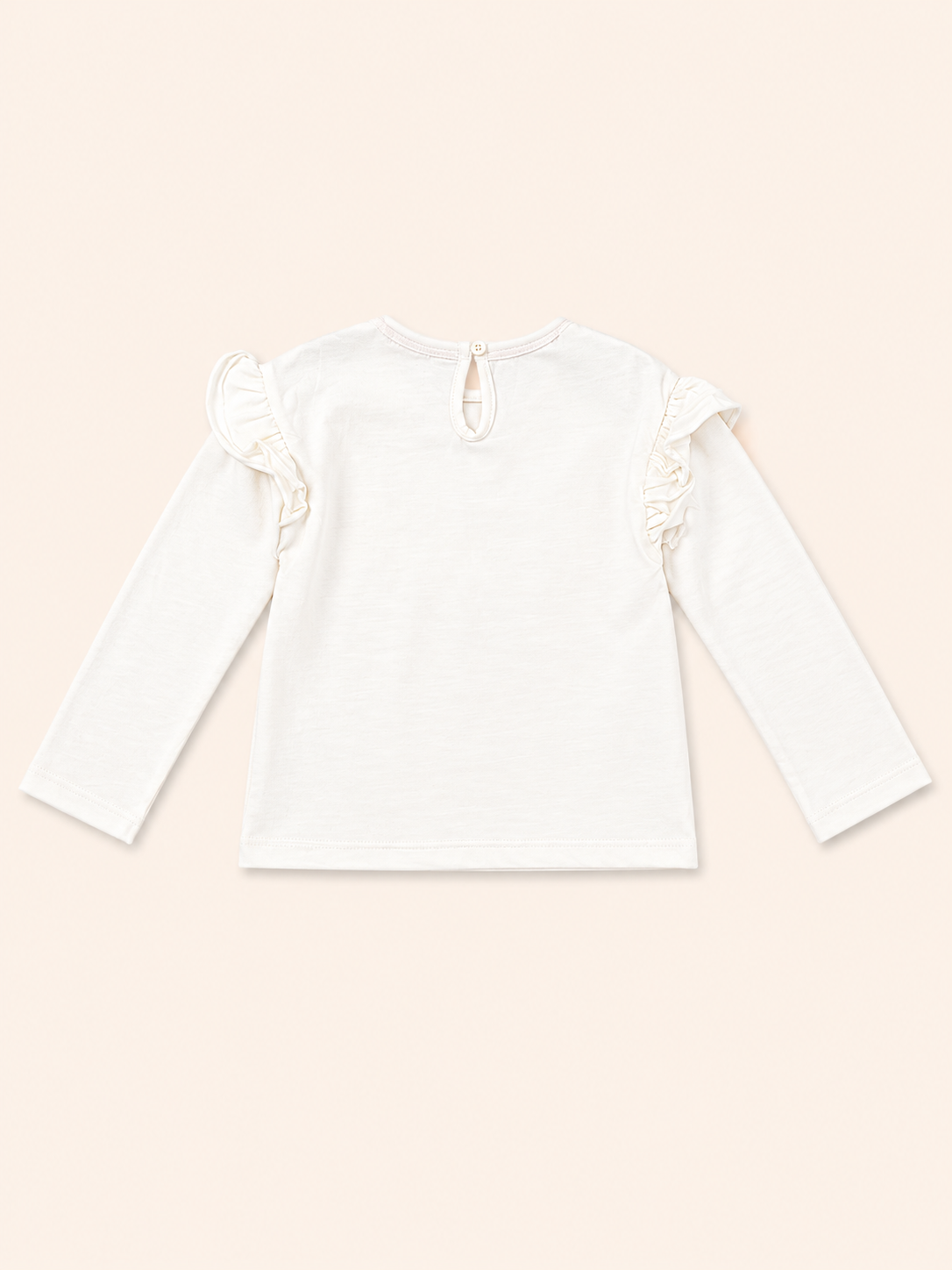 Mothercare Girls Floral Cottage Embroidered Long Sleeve Top – Cream