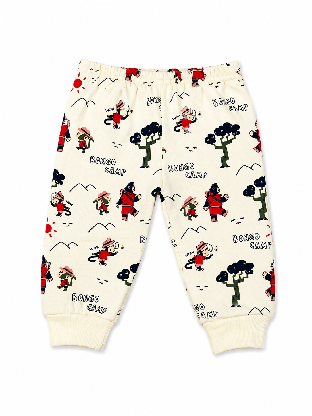 Olive Have Fun Baby Sweatshirt & Printed Jogger Set