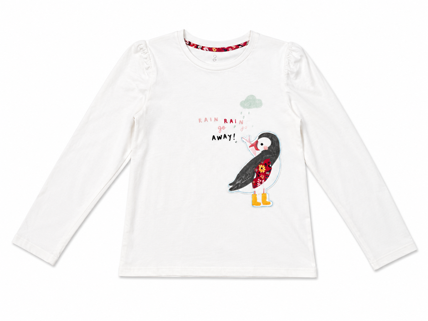 Mothercare 3-Pack Girls Long Sleeve Cotton Tops – Penguin & Floral Collection