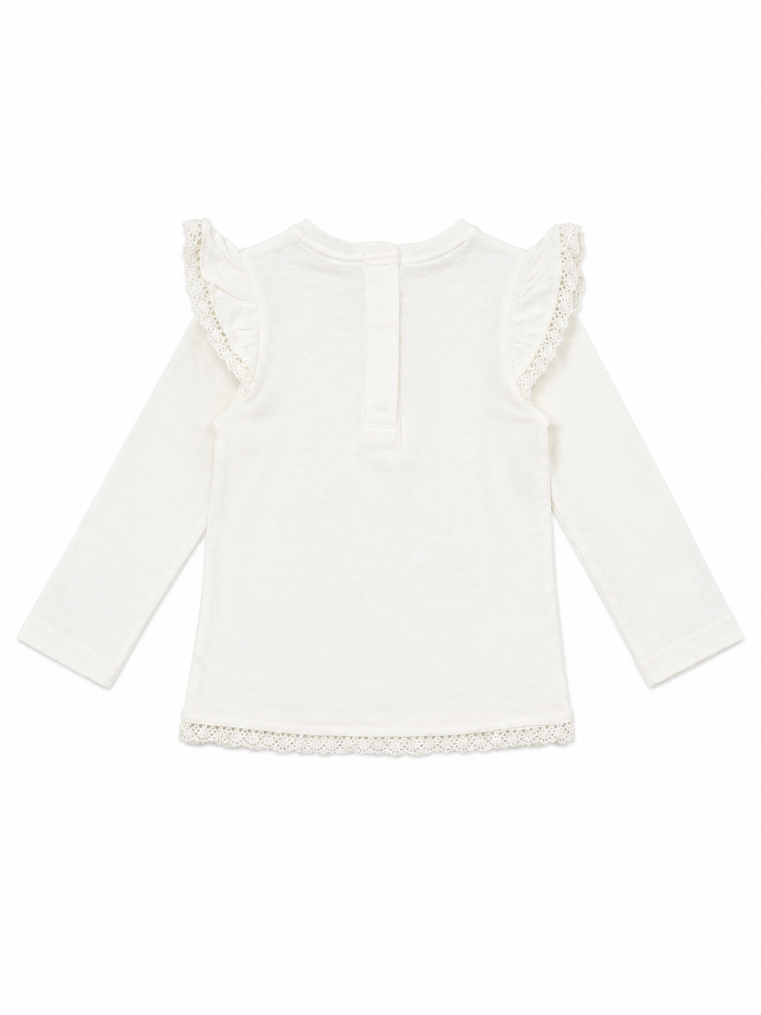 Mothercare Girls Woodland Embroidered Long Sleeve Top – Cream