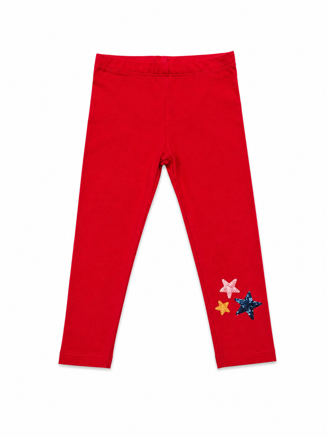 Mothercare 3-Pack Girls Cotton Leggings – Stripe, Yellow & Red