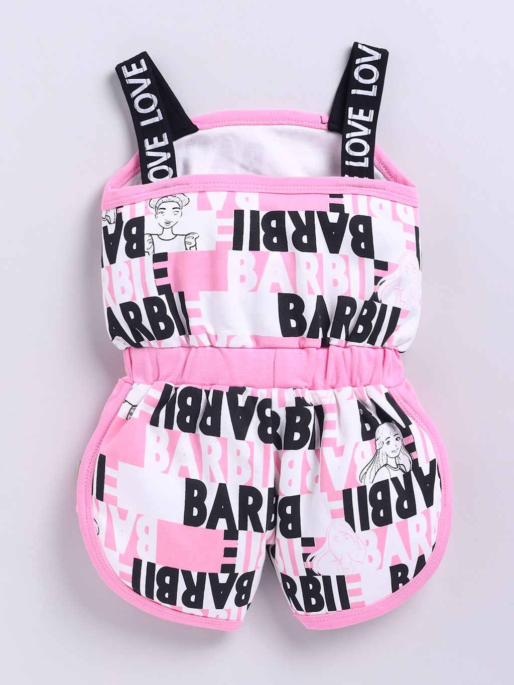 Trendy Pink Baby Girl Romper
