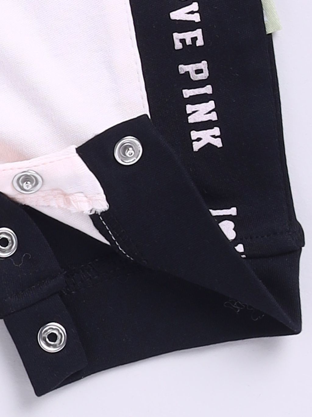 LOVE Pink Baby Romper