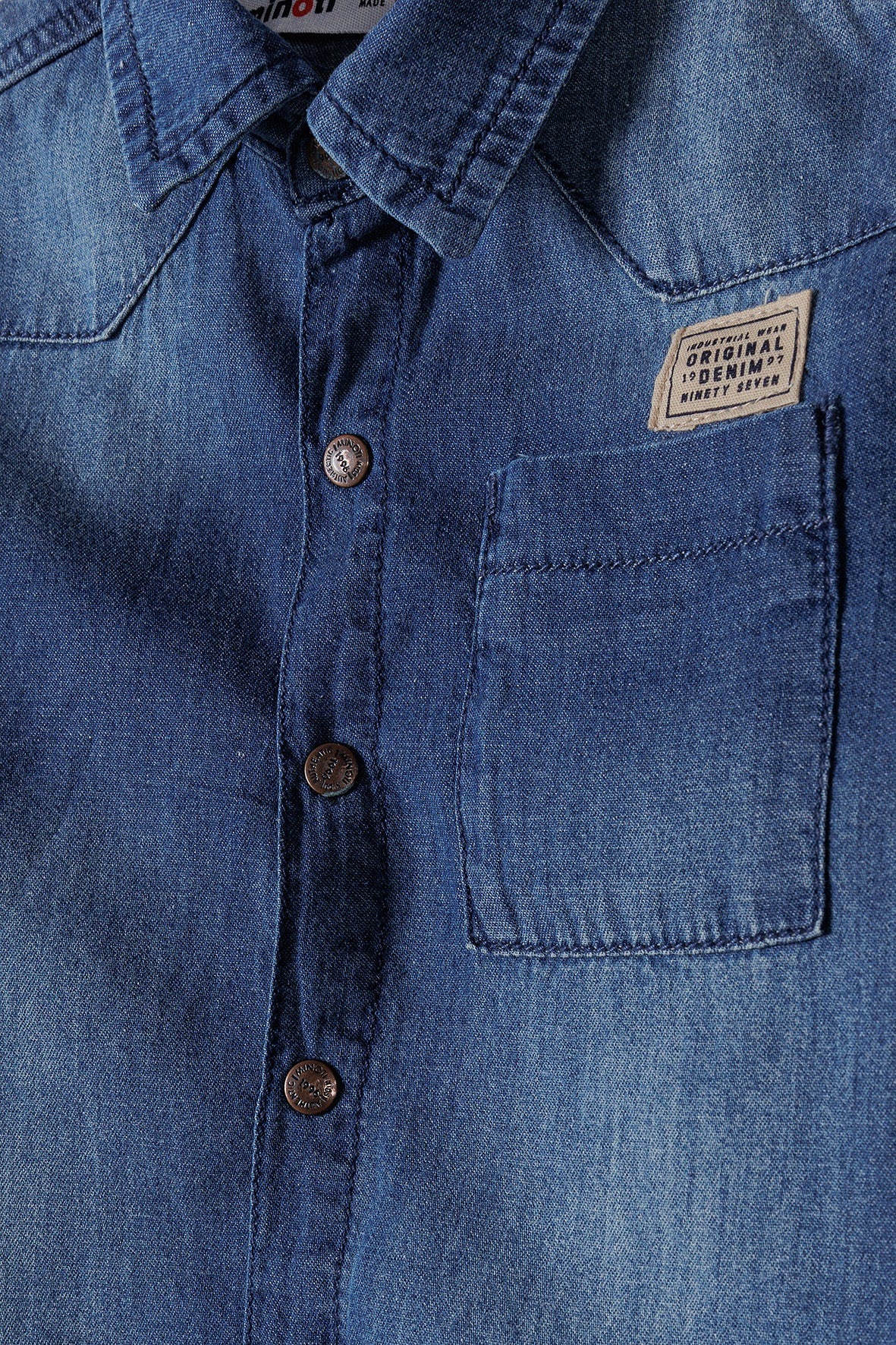 Boys Full Sleeved Denim Shirt