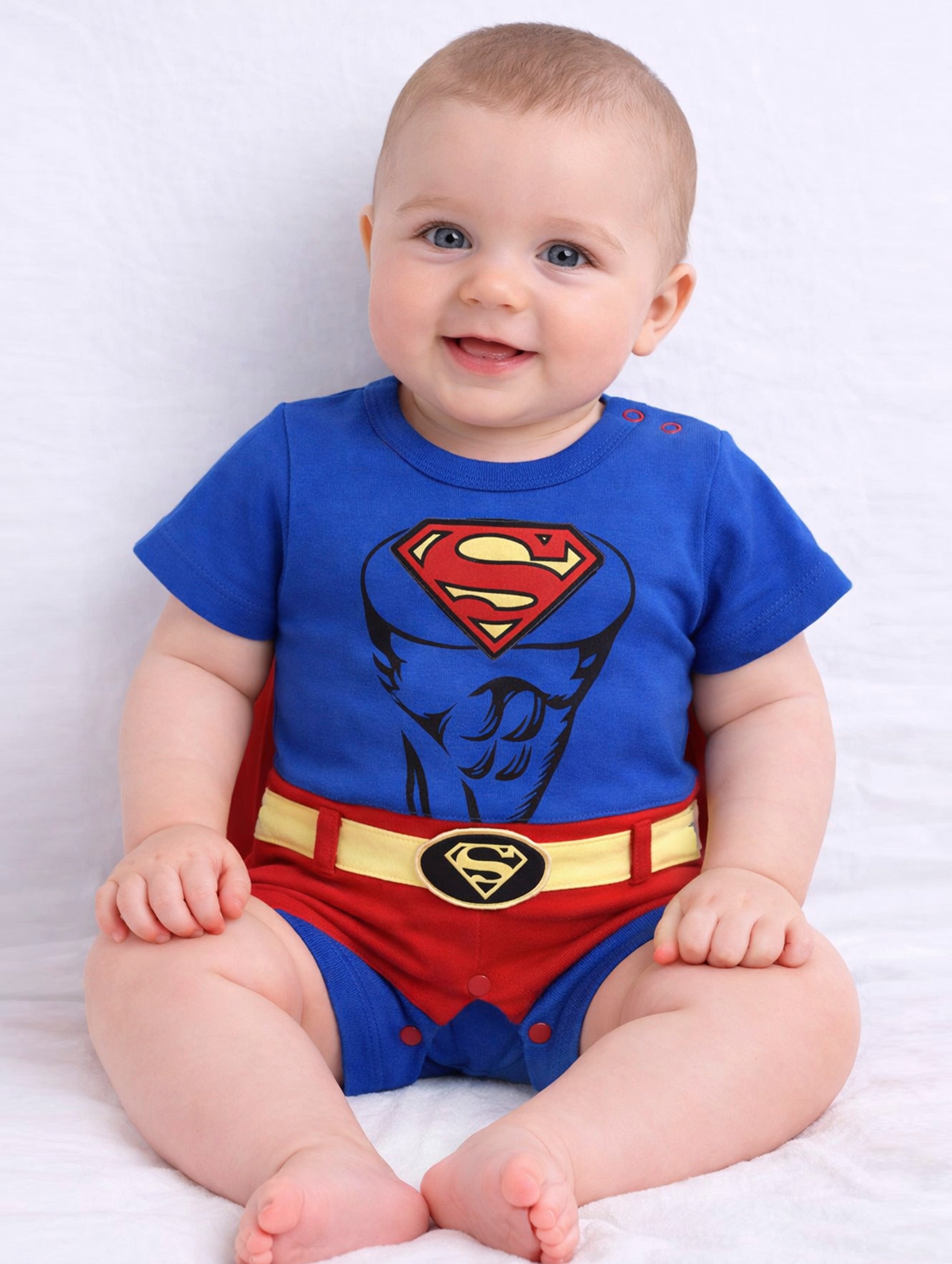 Mini Superhero Baby Romper