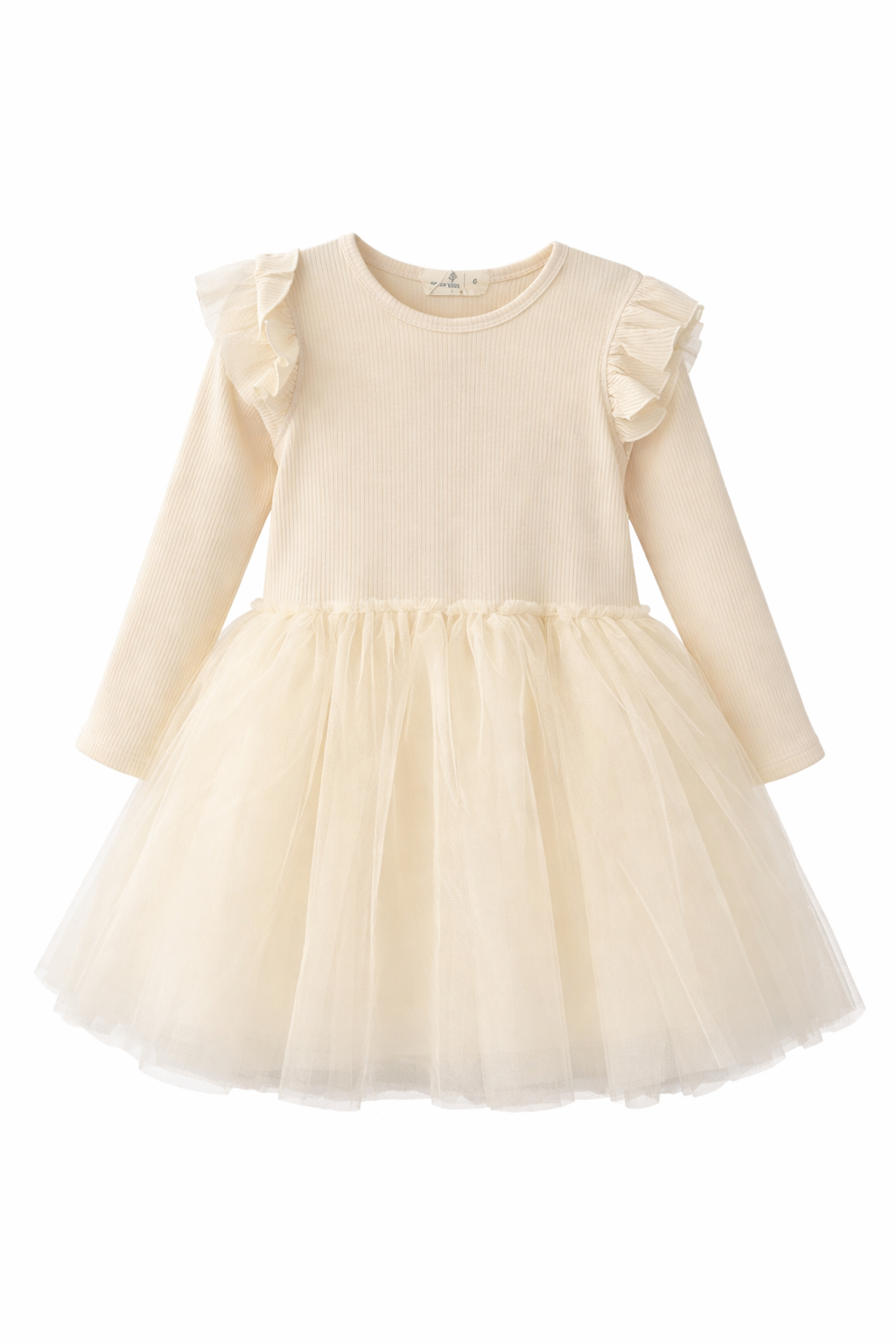 Elegant Cream Tulle Dress
