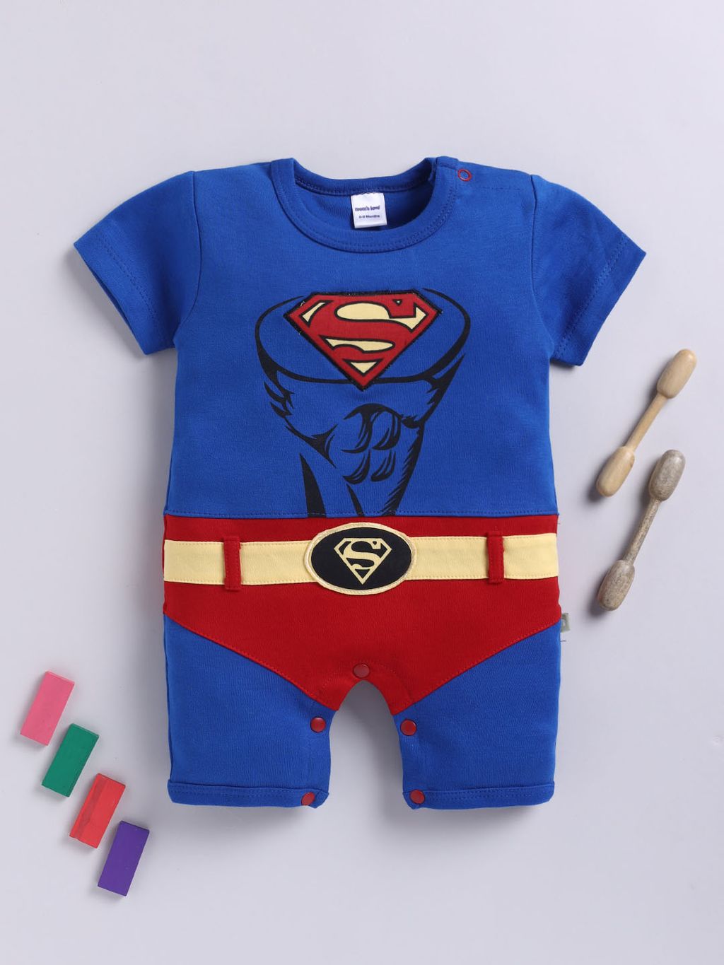 Mini Superhero Baby Romper