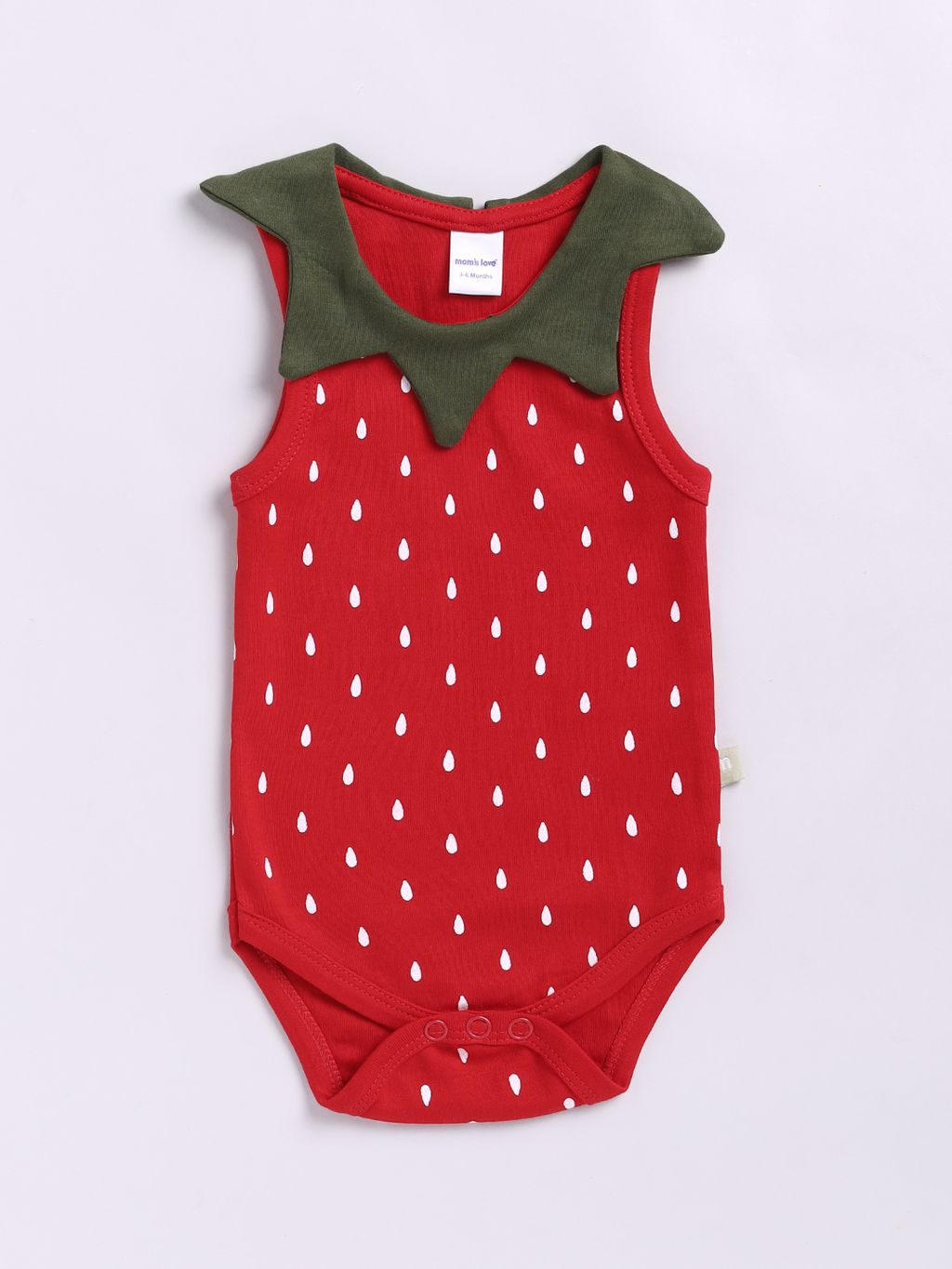Strawberry Baby Romper & Hat Set