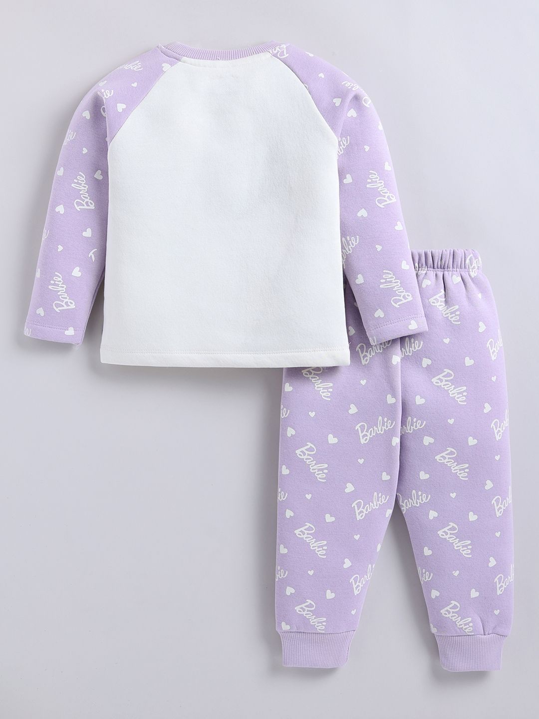 Barbie Lavender Kids Fleece Set